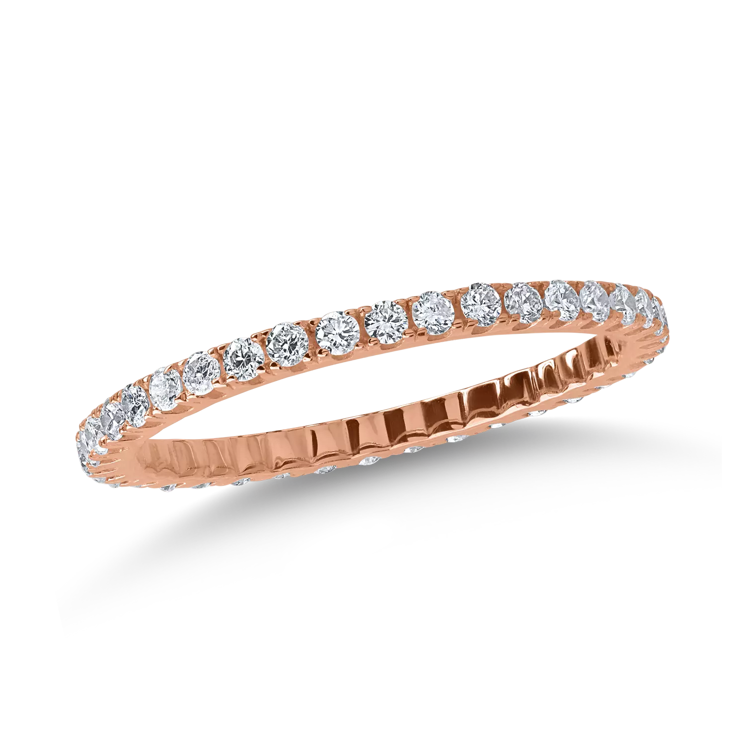 Rose gold eternity ring with 0.5ct diamonds
