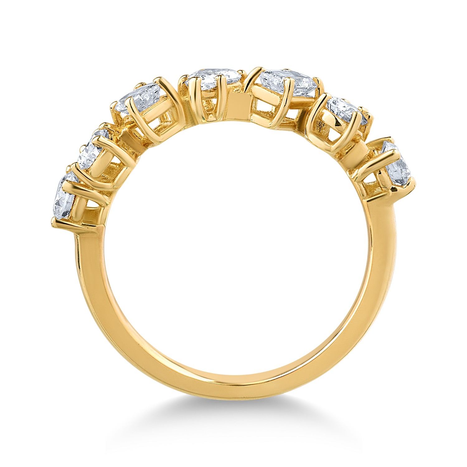 Inel din aur galben de 18K cu diamante de 1.14ct
