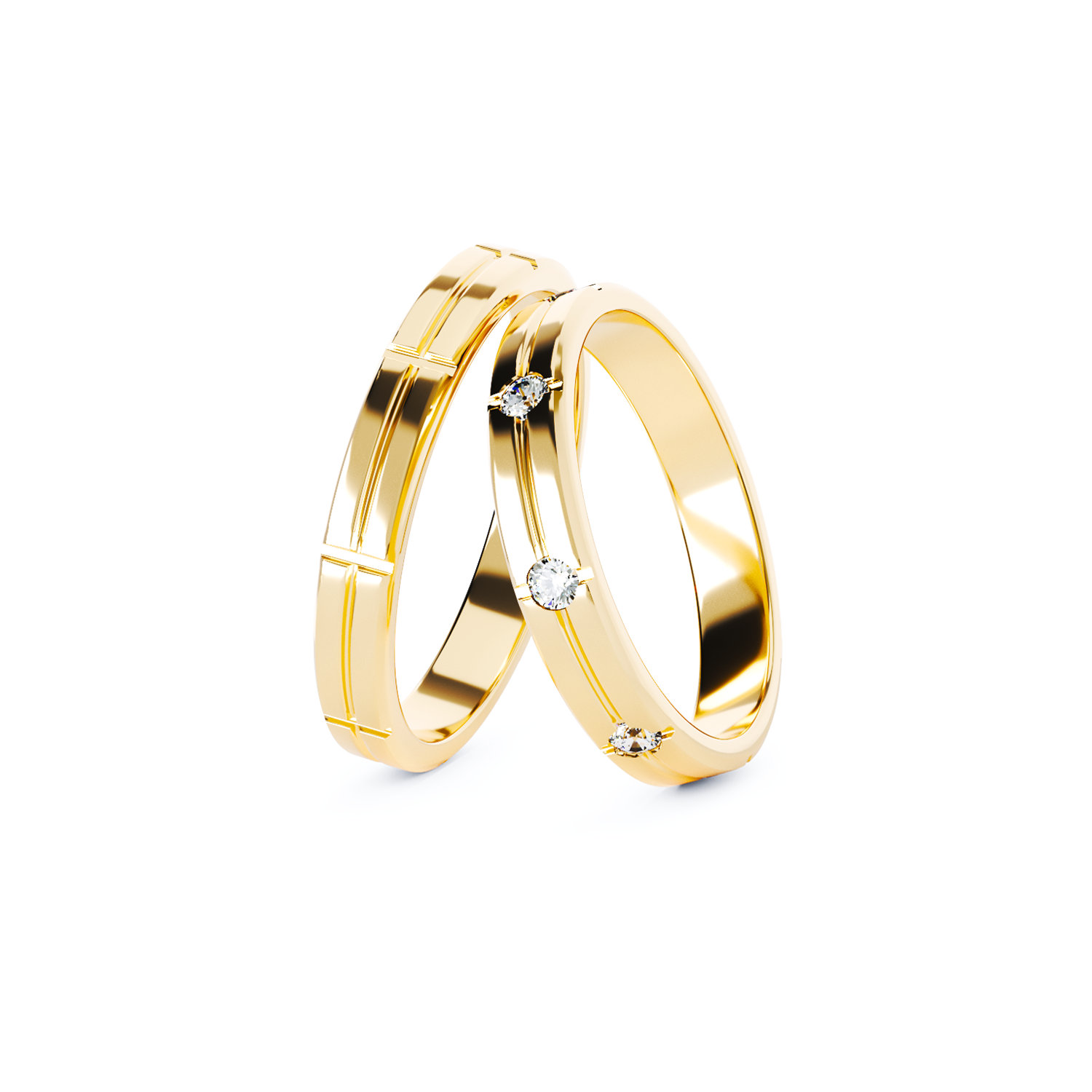 TEI-C681 arany jegygyűrű