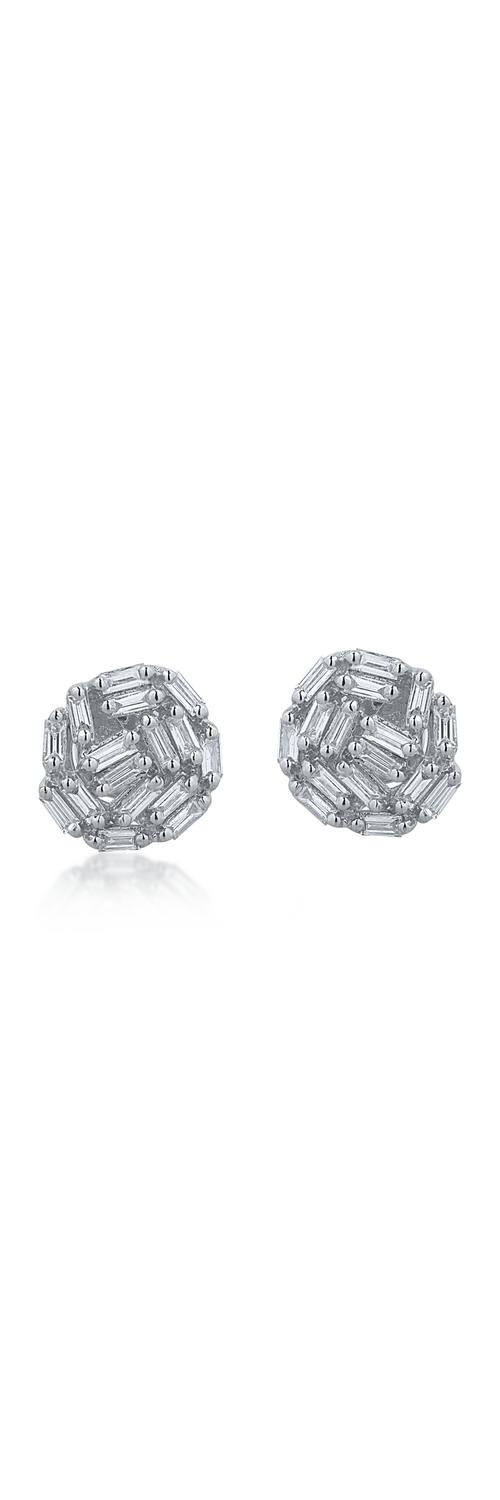 White gold earrings with 0.51ct diamonds