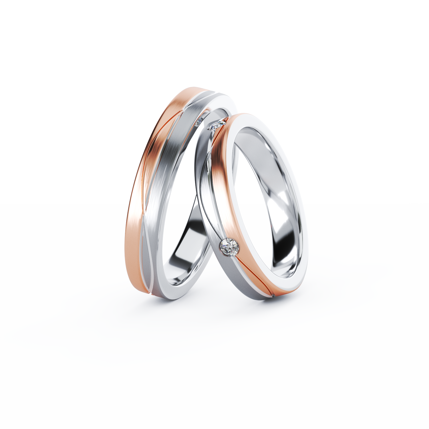 C311 gold wedding rings