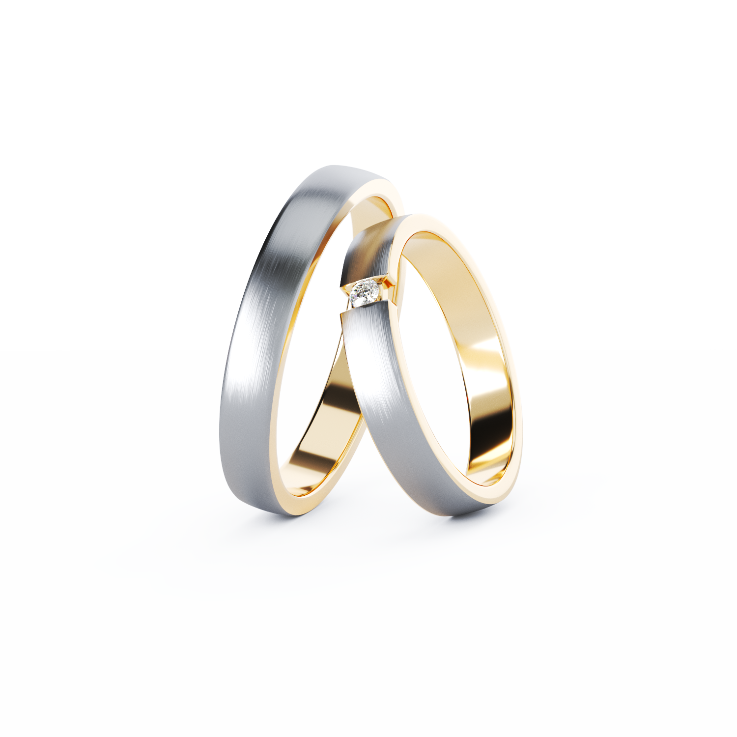 BESPOKE gold wedding rings