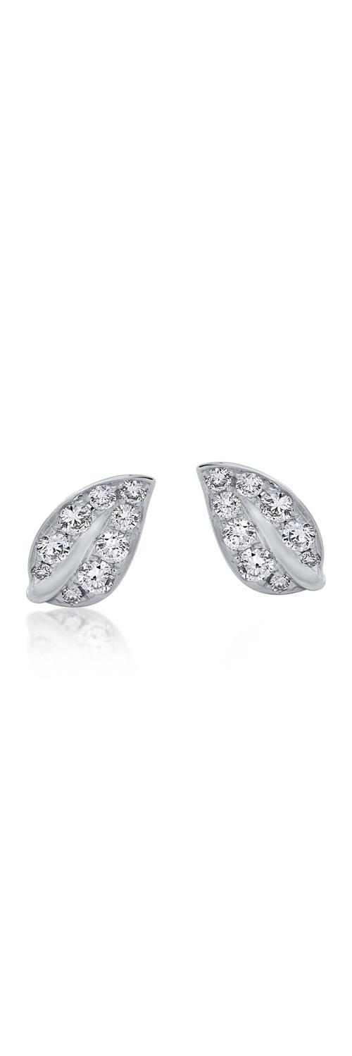 White gold earrings with 0.33ct diamonds