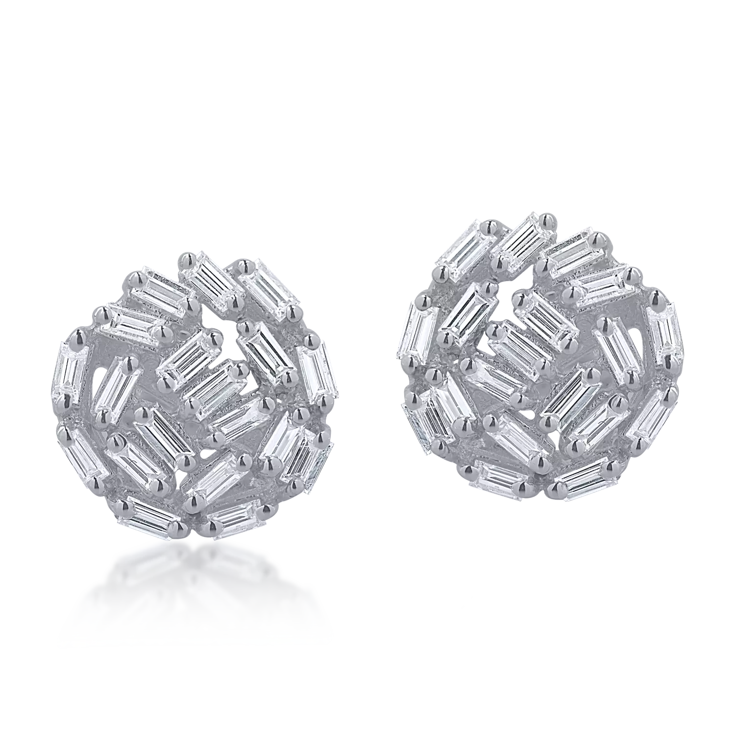 White gold earrings with 0.62ct diamonds