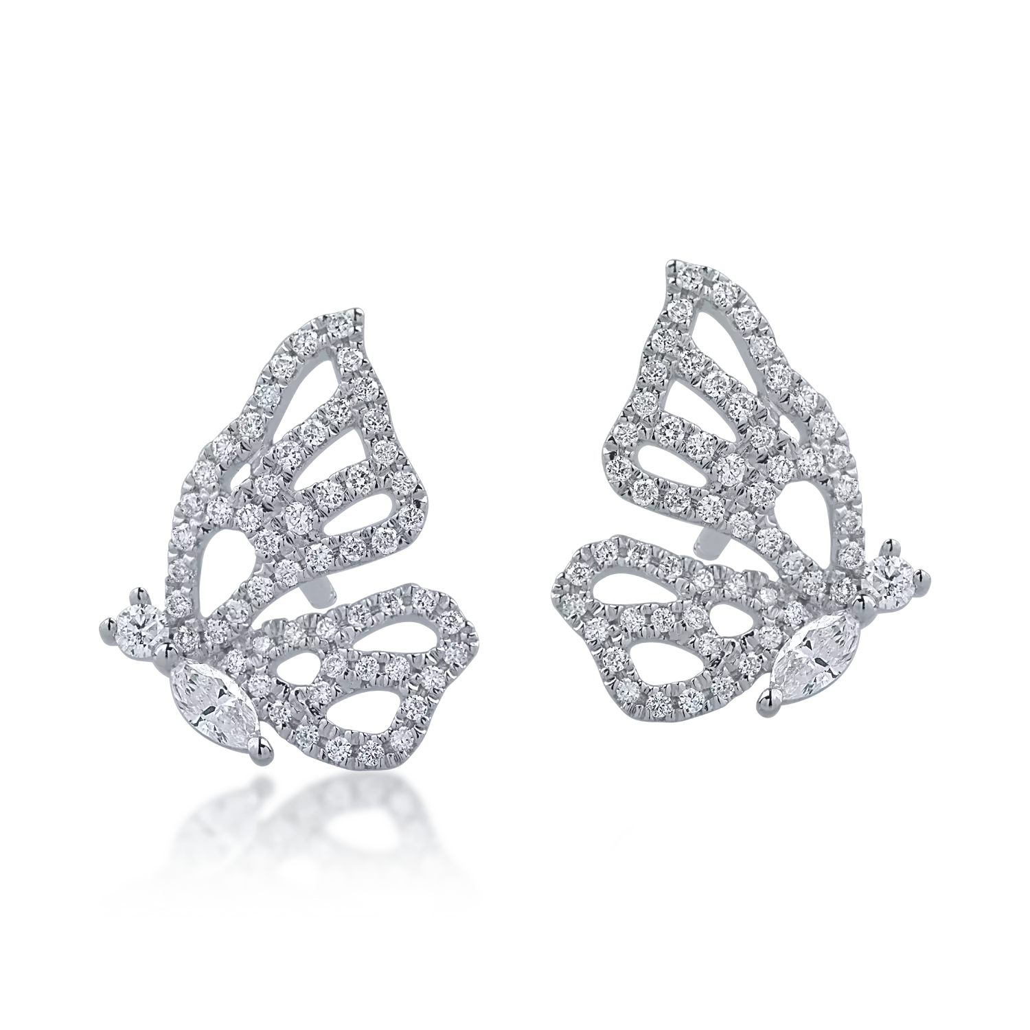 White gold earrings with 0.36ct diamonds