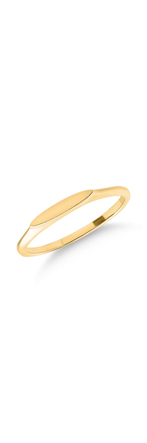 Sárga arany gyűrű