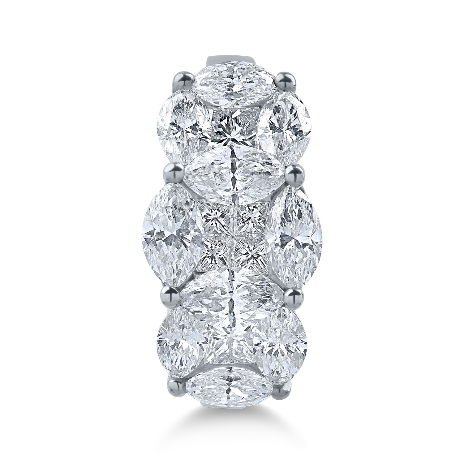 Fehérarany gyűrű 2.13ct gyémántokkal