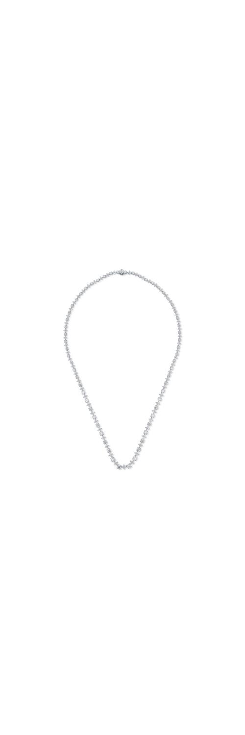 White gold necklace with 6.28ct diamonds