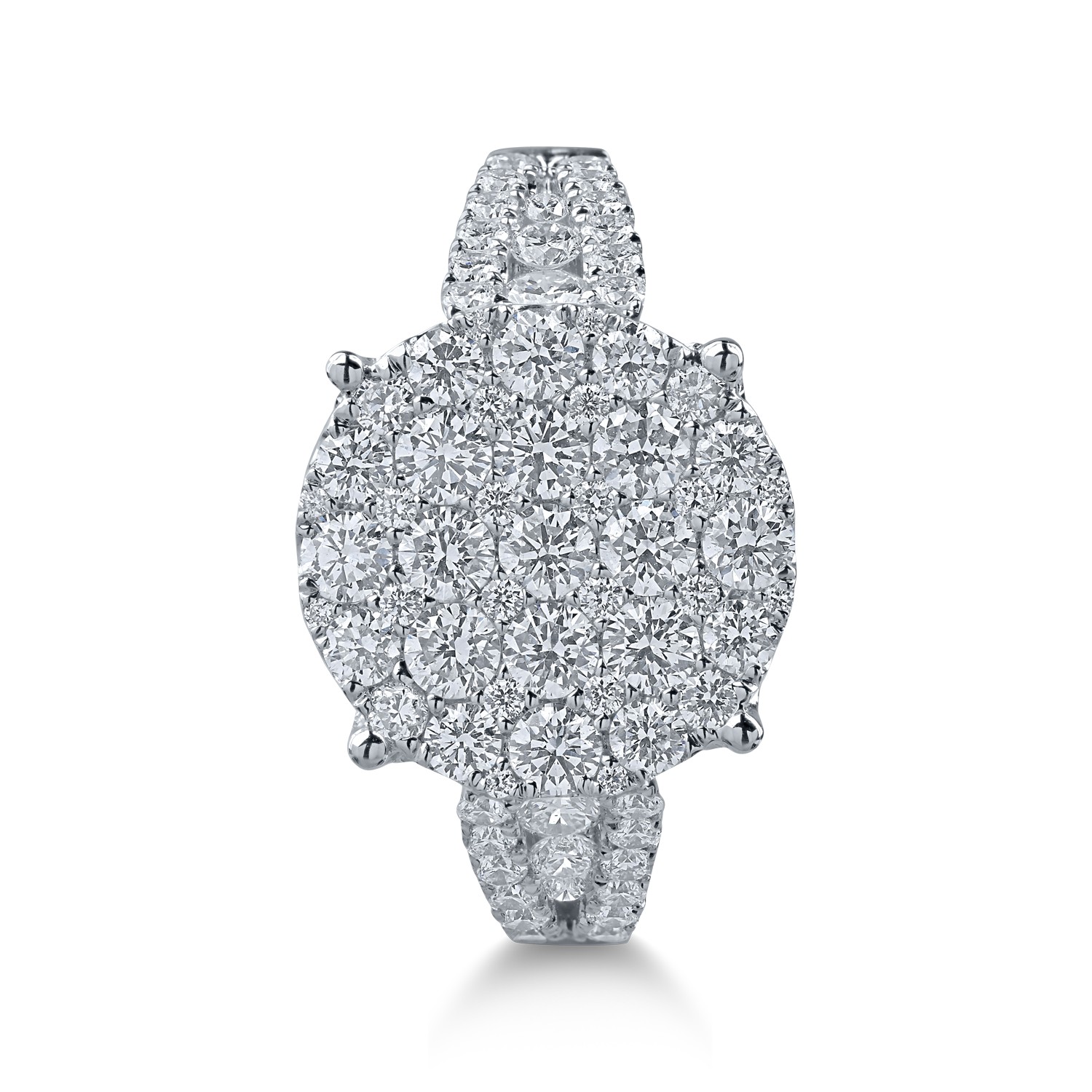 Fehérarany gyűrű 1.52ct gyémántokkal