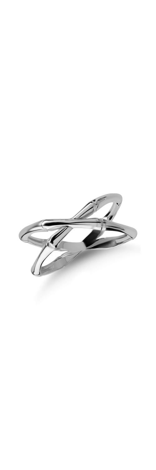 Fehérarany minimalista gyűrű