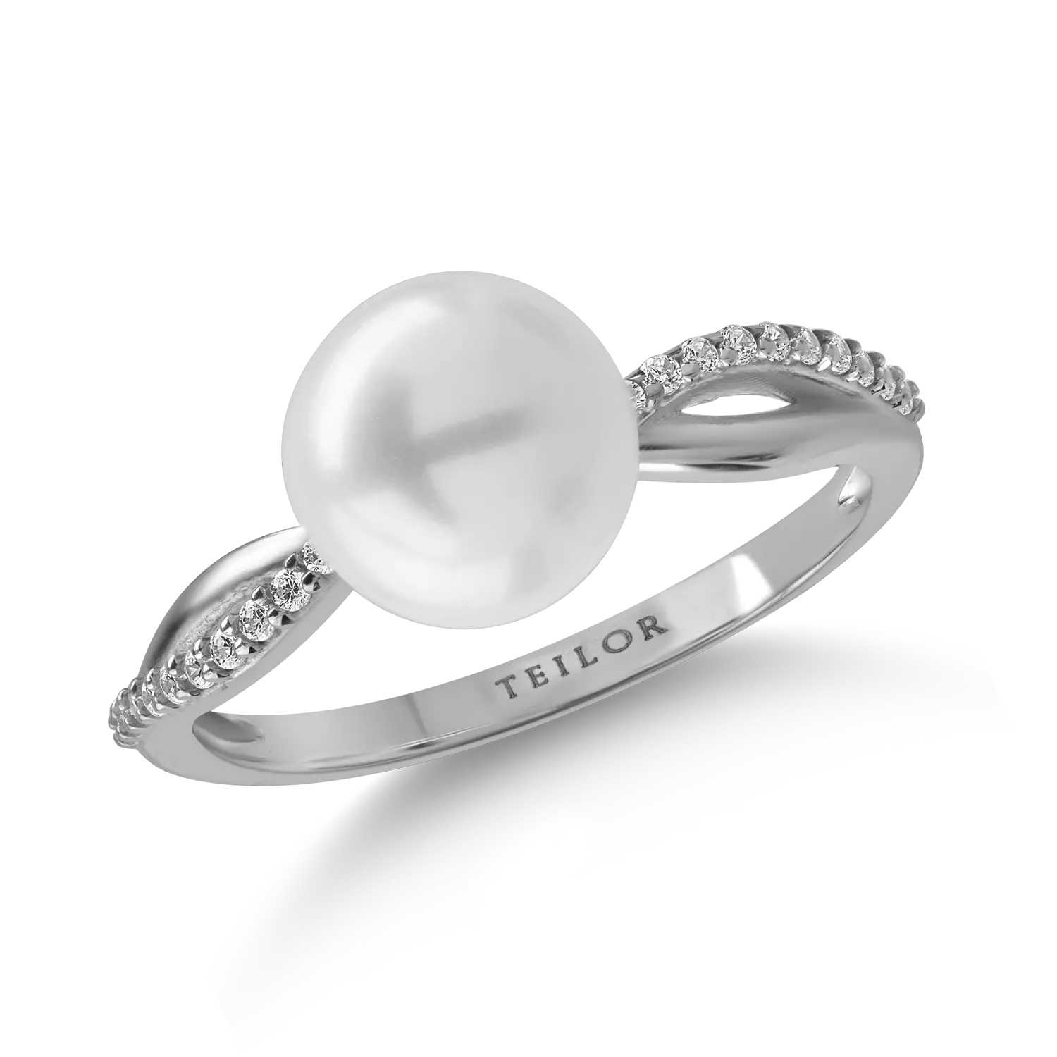Fehér arany gyűrű