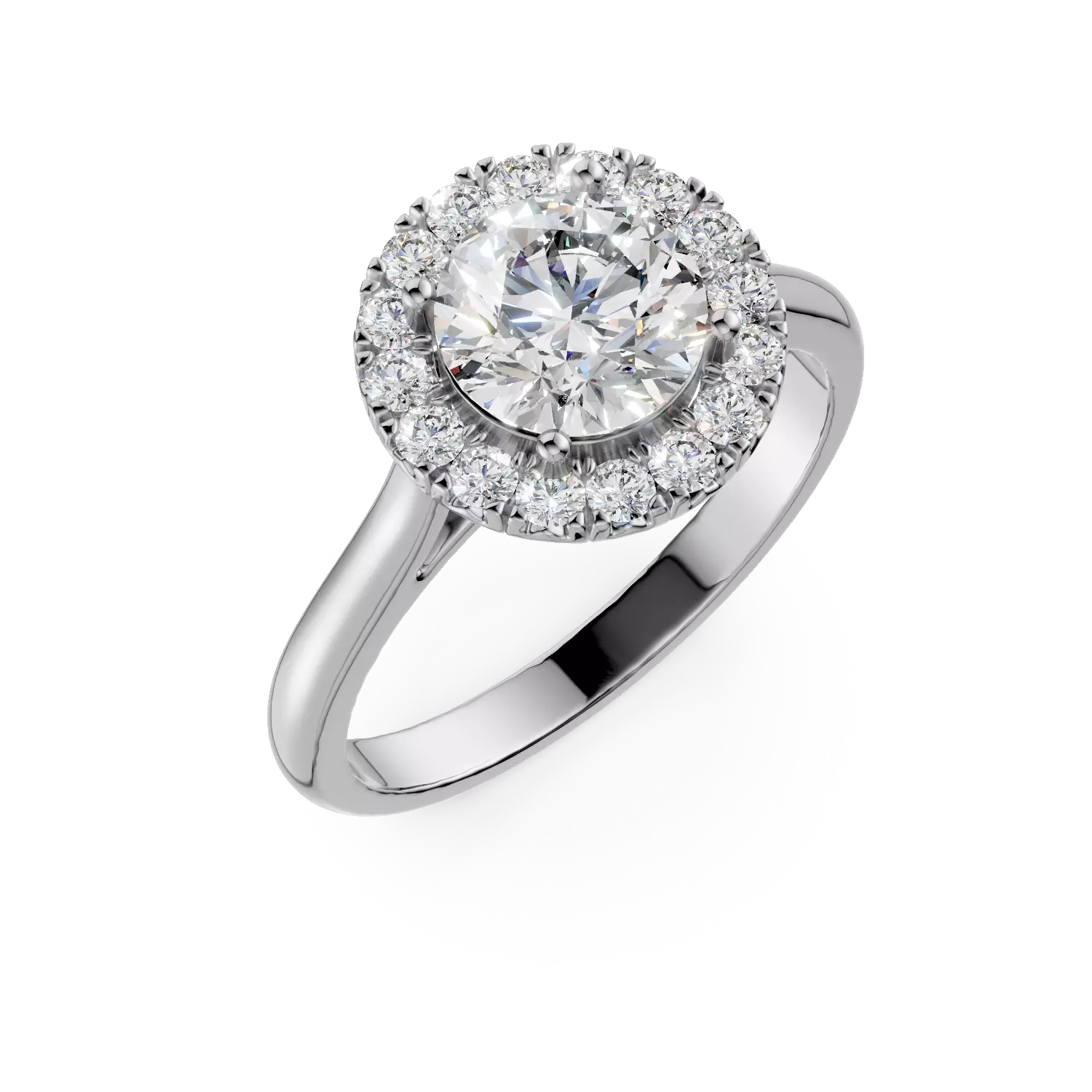 White gold Celeste ring with 1.26ct lab grown diamonds