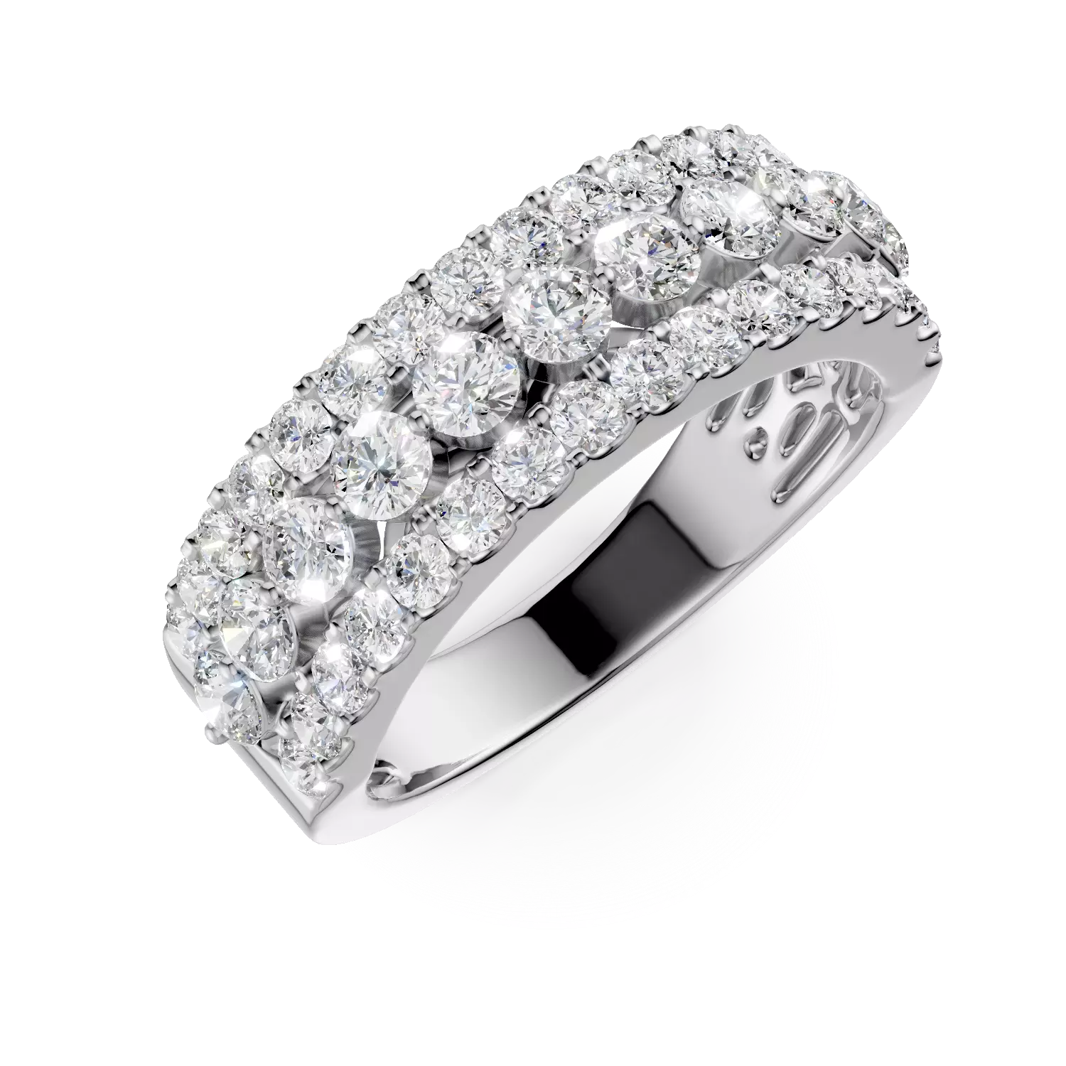 White gold Melissa ring with 1.5ct lab grown diamonds