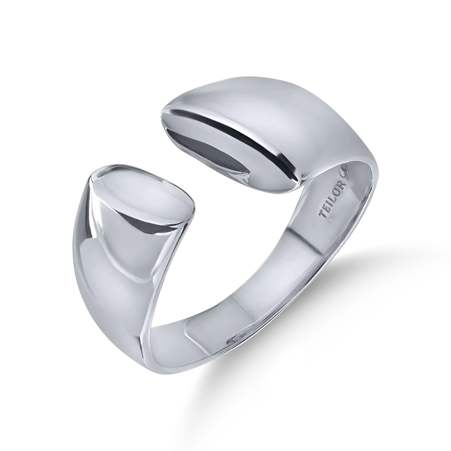 White gold open ring