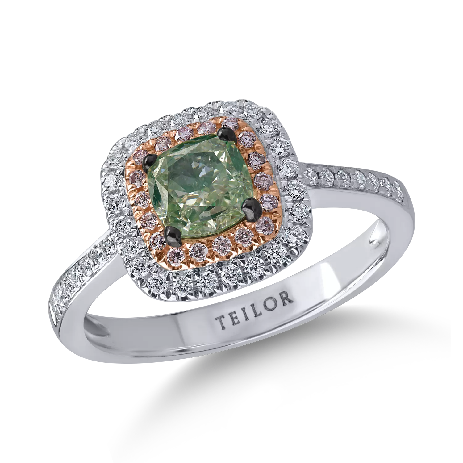 White gold ring with 1.3ct diamonds