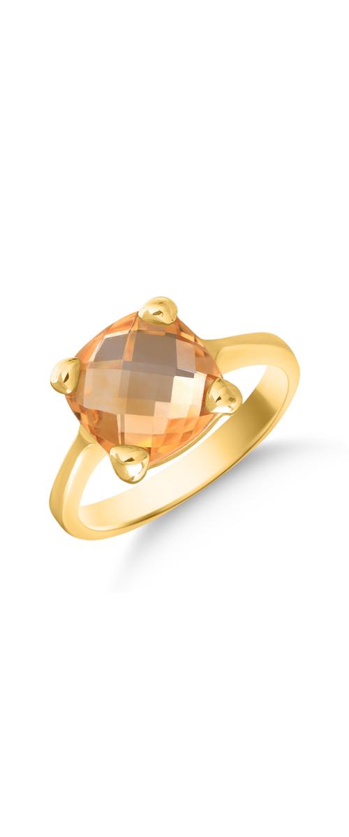 Gyűrű 14K-os sárga aranyból.