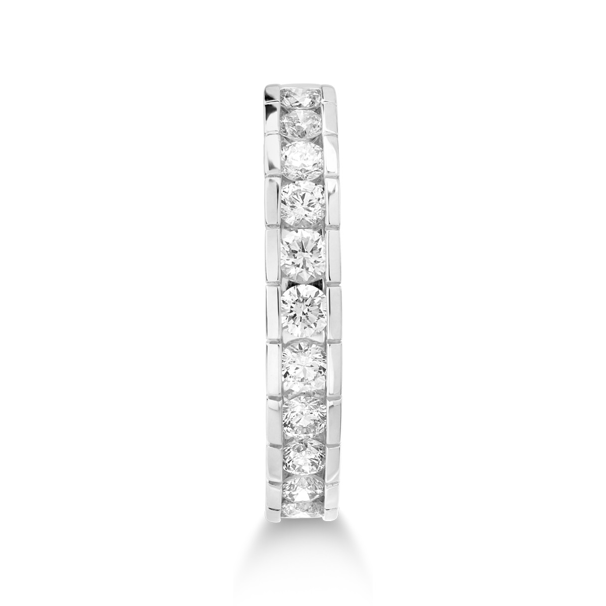 Gyűrű 18K-os fehér aranyból 0.5ct gyémánttal. Gramm: 3,76
