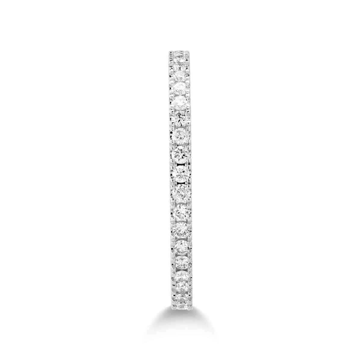 Pierścionek Infinity z 18K białego złota i diamenty 0.48kr