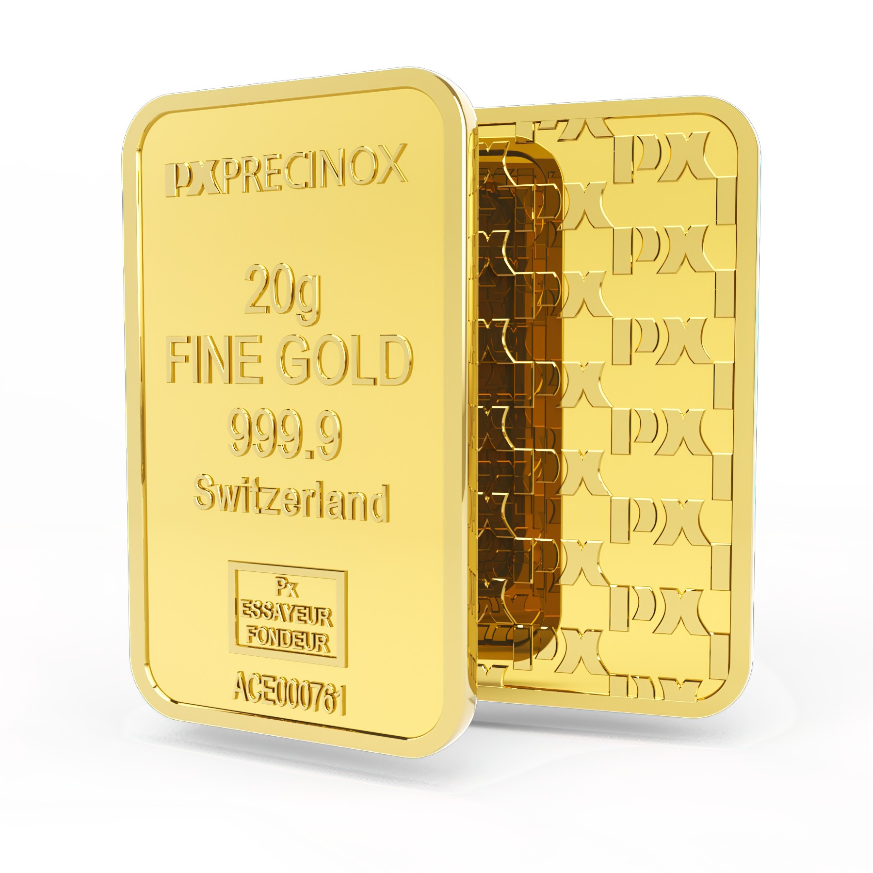 Sztabka złota 20g, Szwajcaria, Fine Gold 999.9