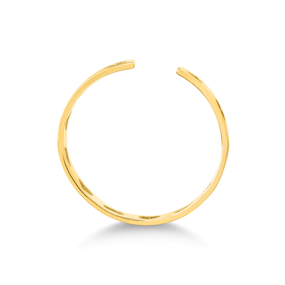 14K жълт златен пръстен