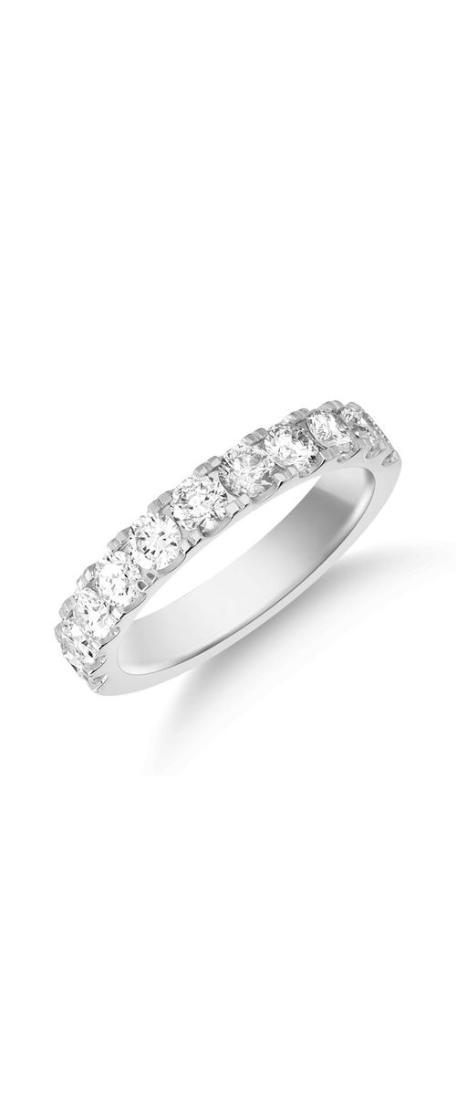 Gyűrű 18K-os fehér aranyból 1.02ct gyémánttal