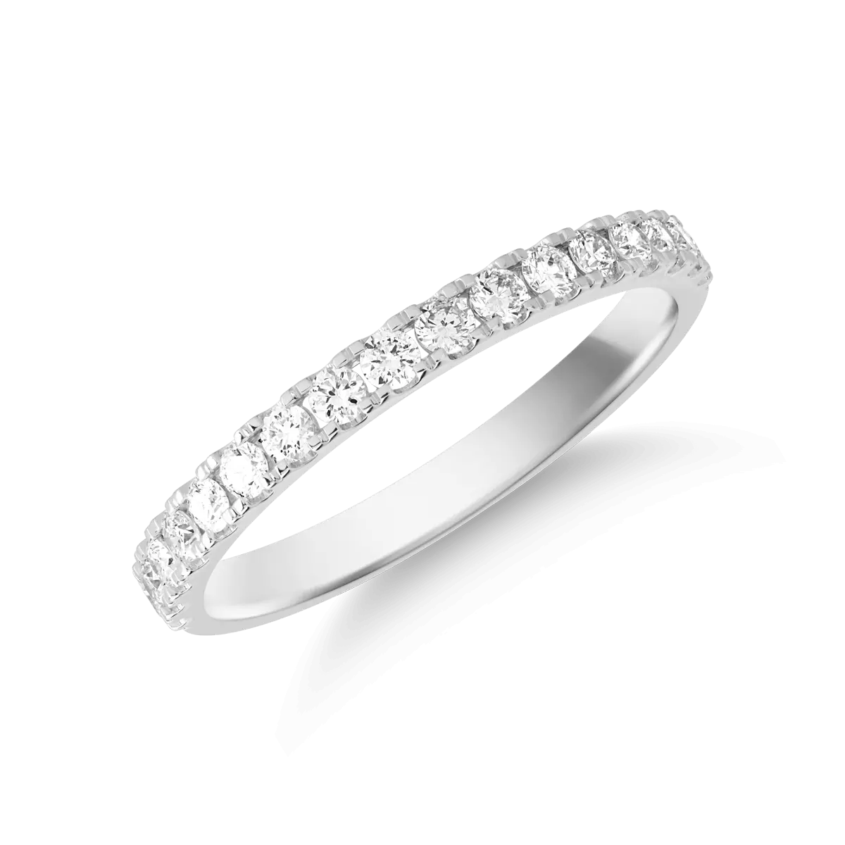 18K white gold ring with 0.31ct diamond