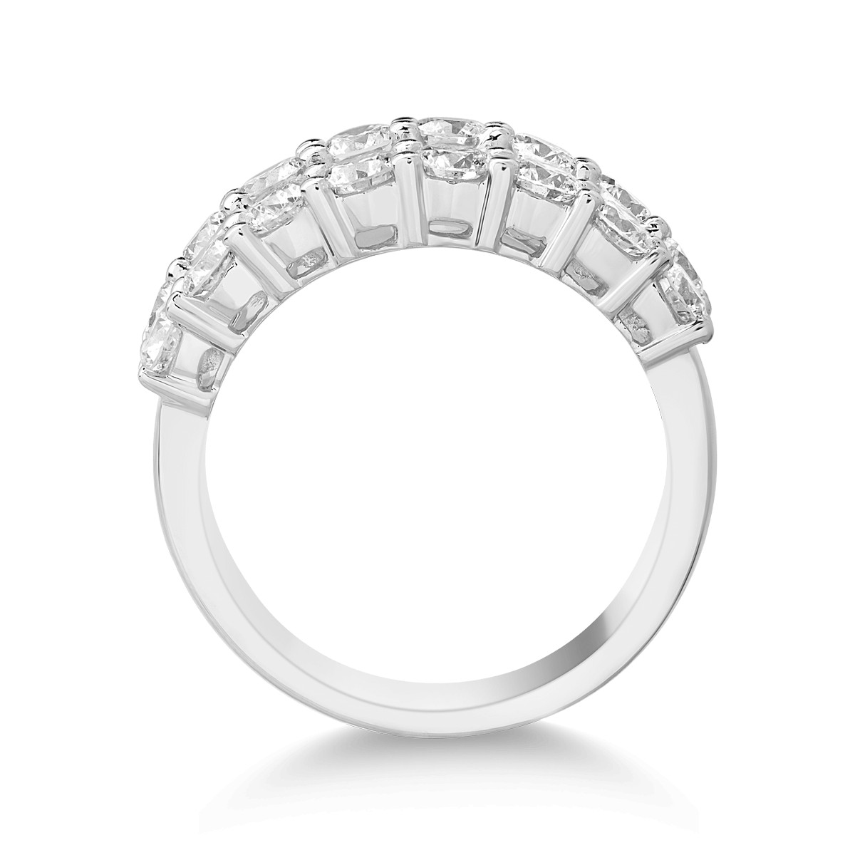 Gyűrű 18K-os fehér aranyból 2.91ct gyémánttal