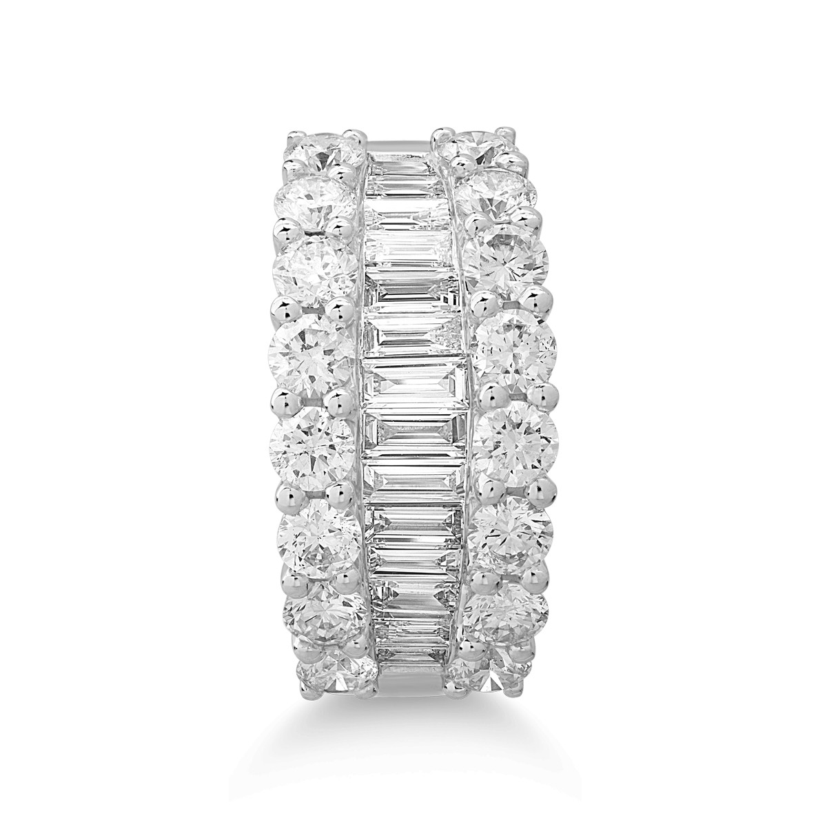 Gyűrű 18K-os fehér aranyból 2.91ct gyémánttal