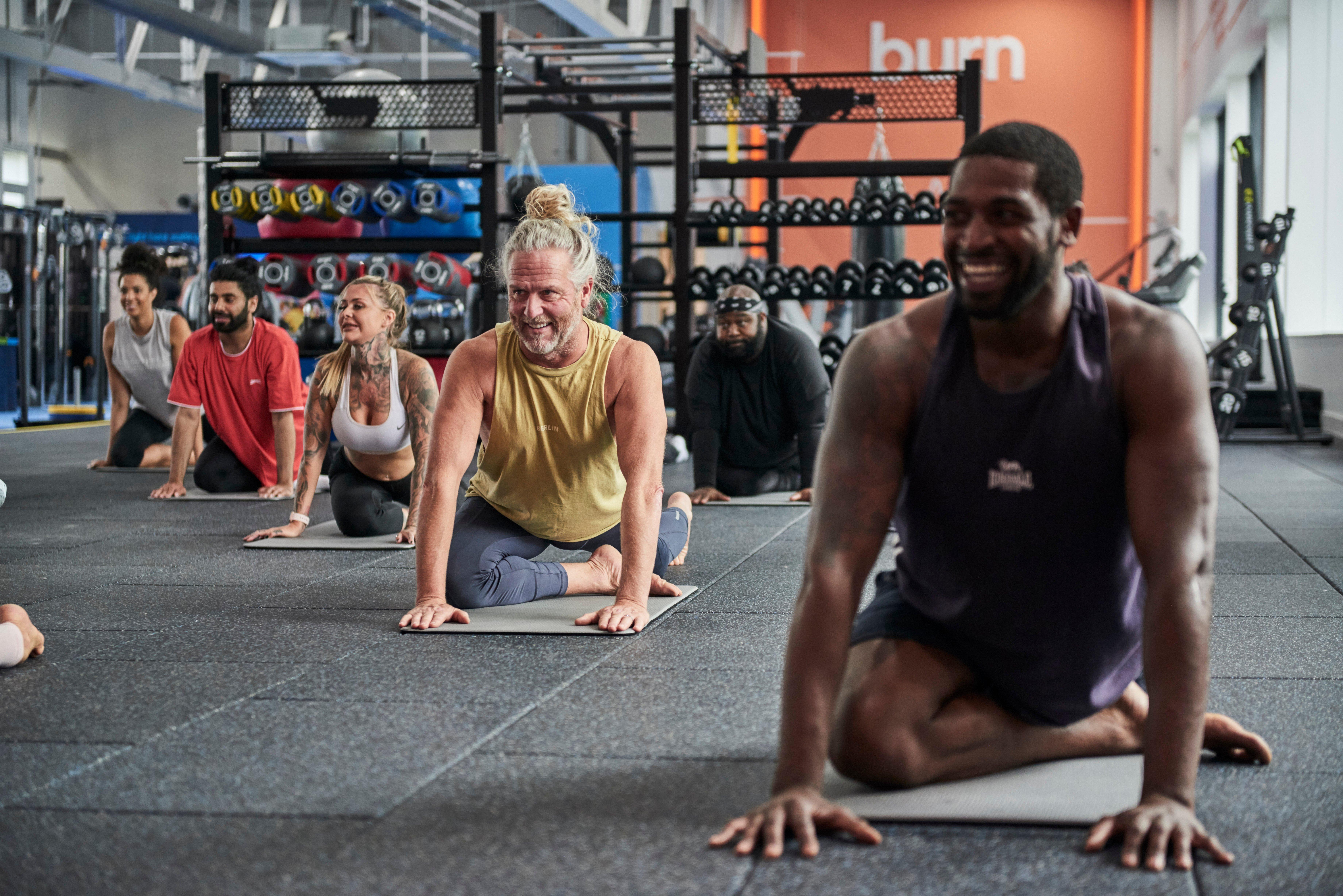 Members at a Mind & Body Class