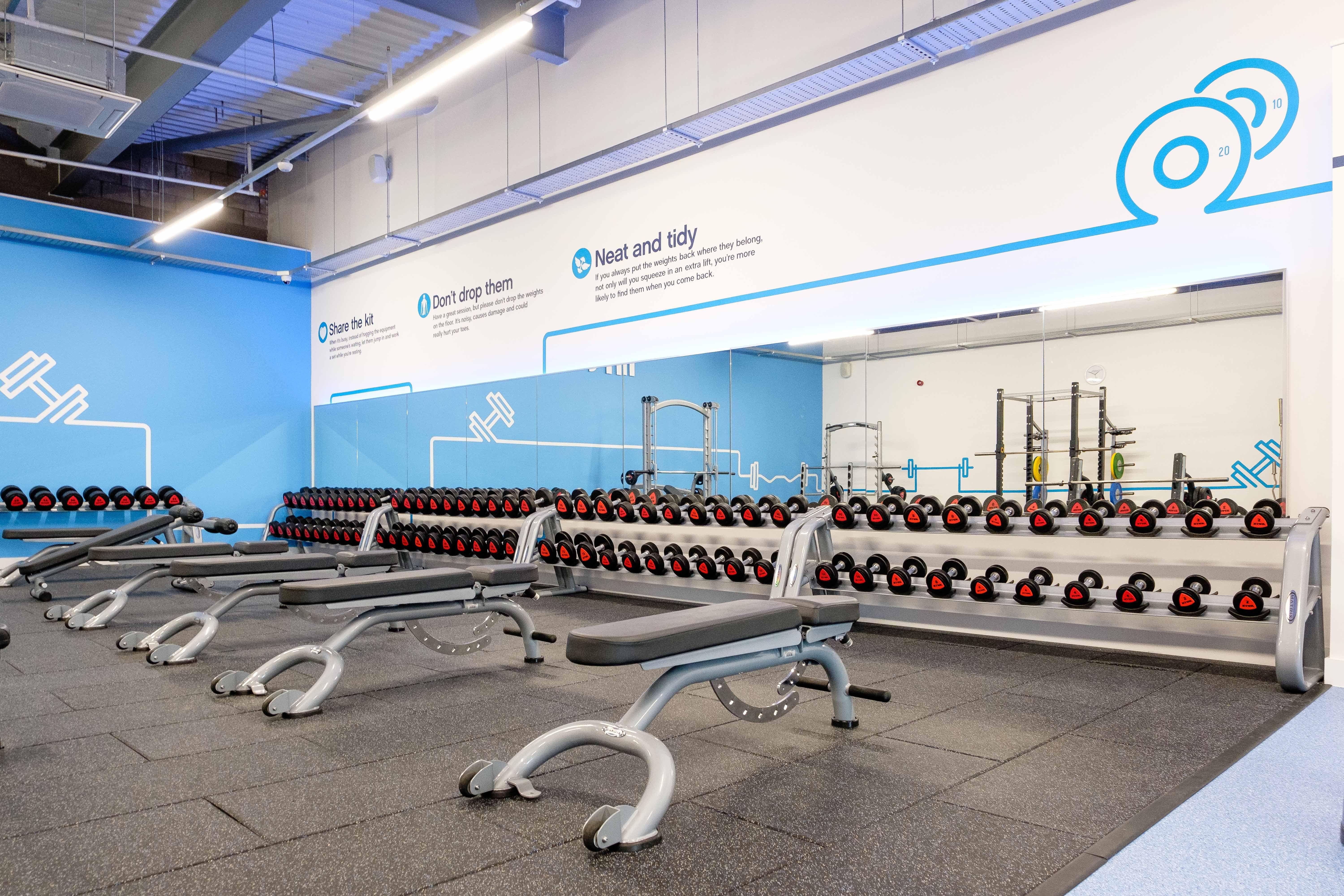 Free Weights Area Edinburgh Murrayfield