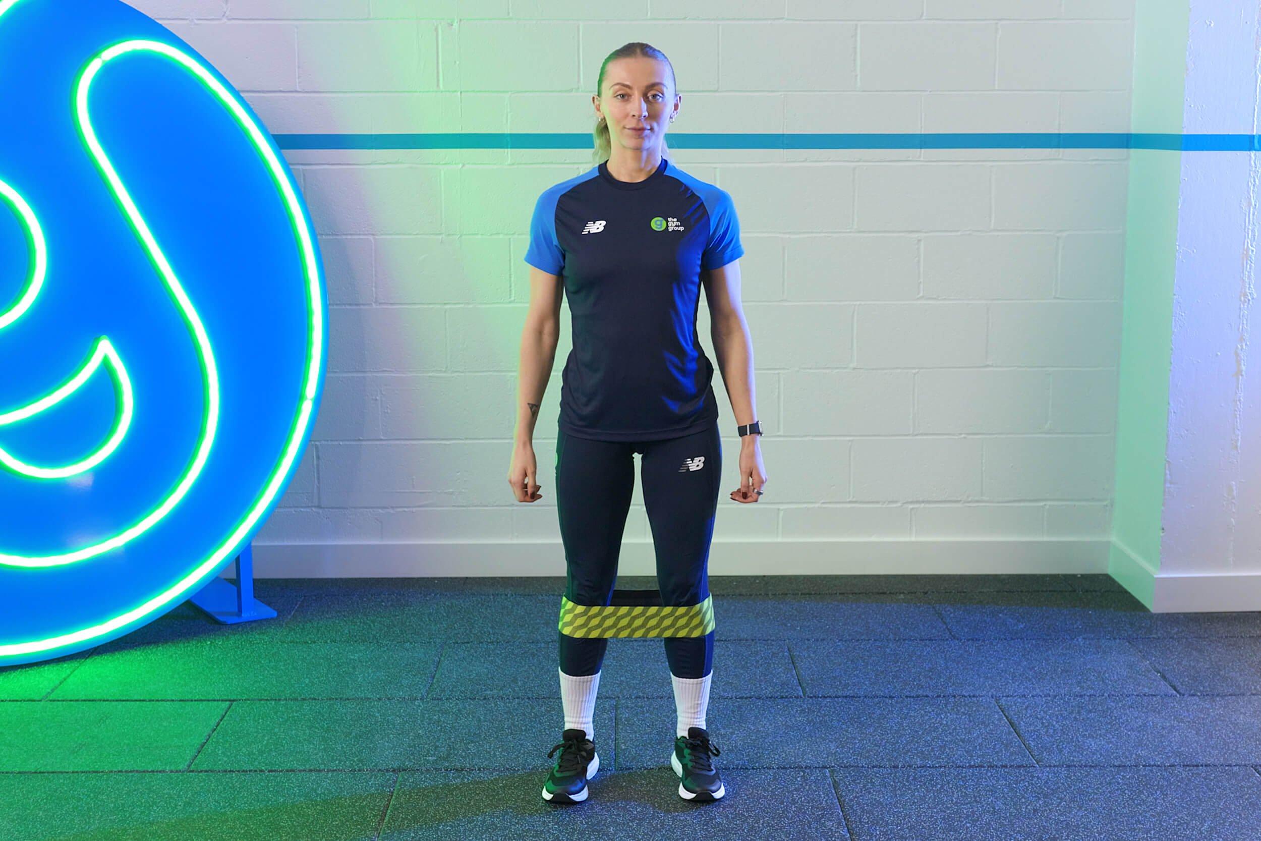 Lateral Step-Out Squat