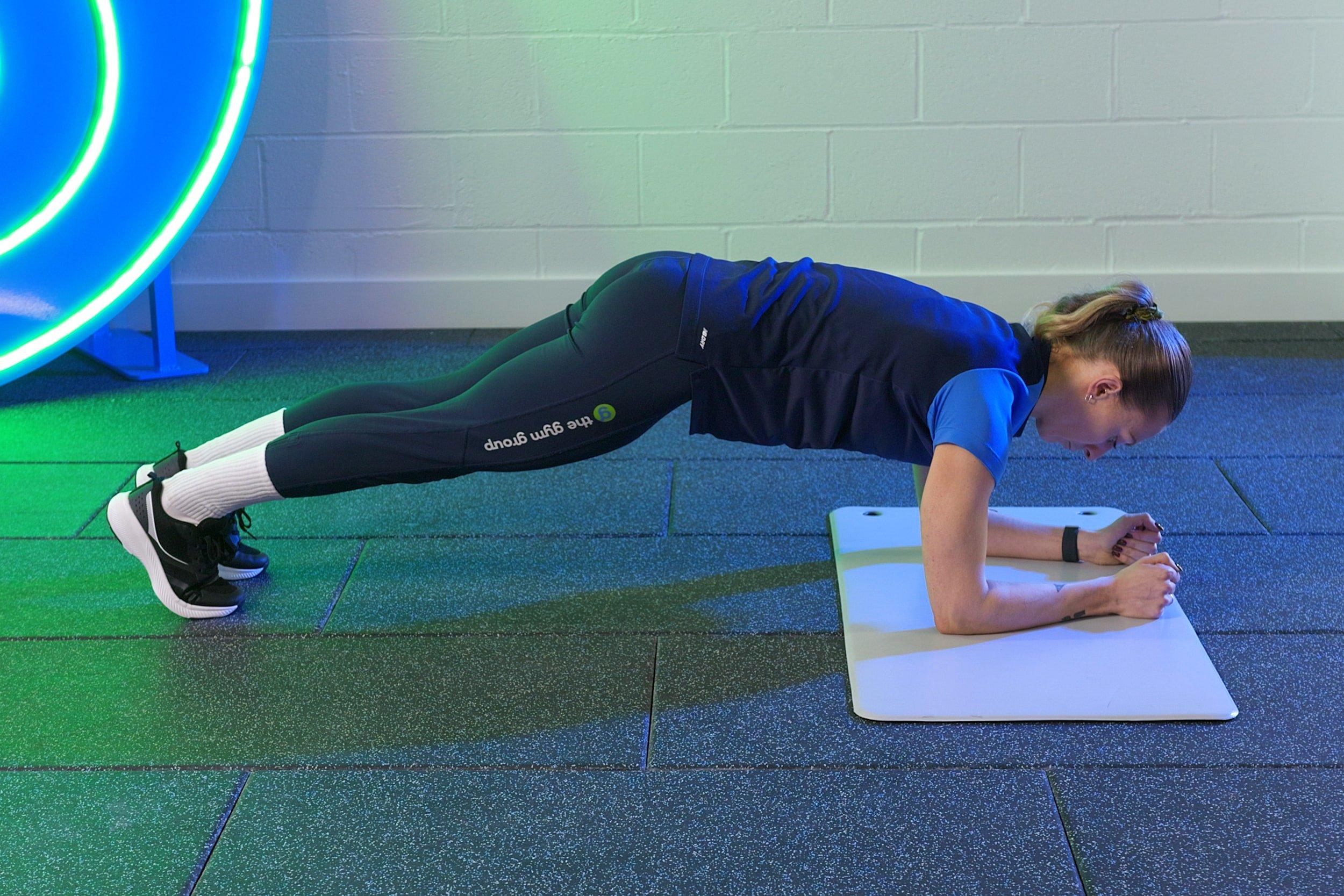 Plank exercise discount step by step