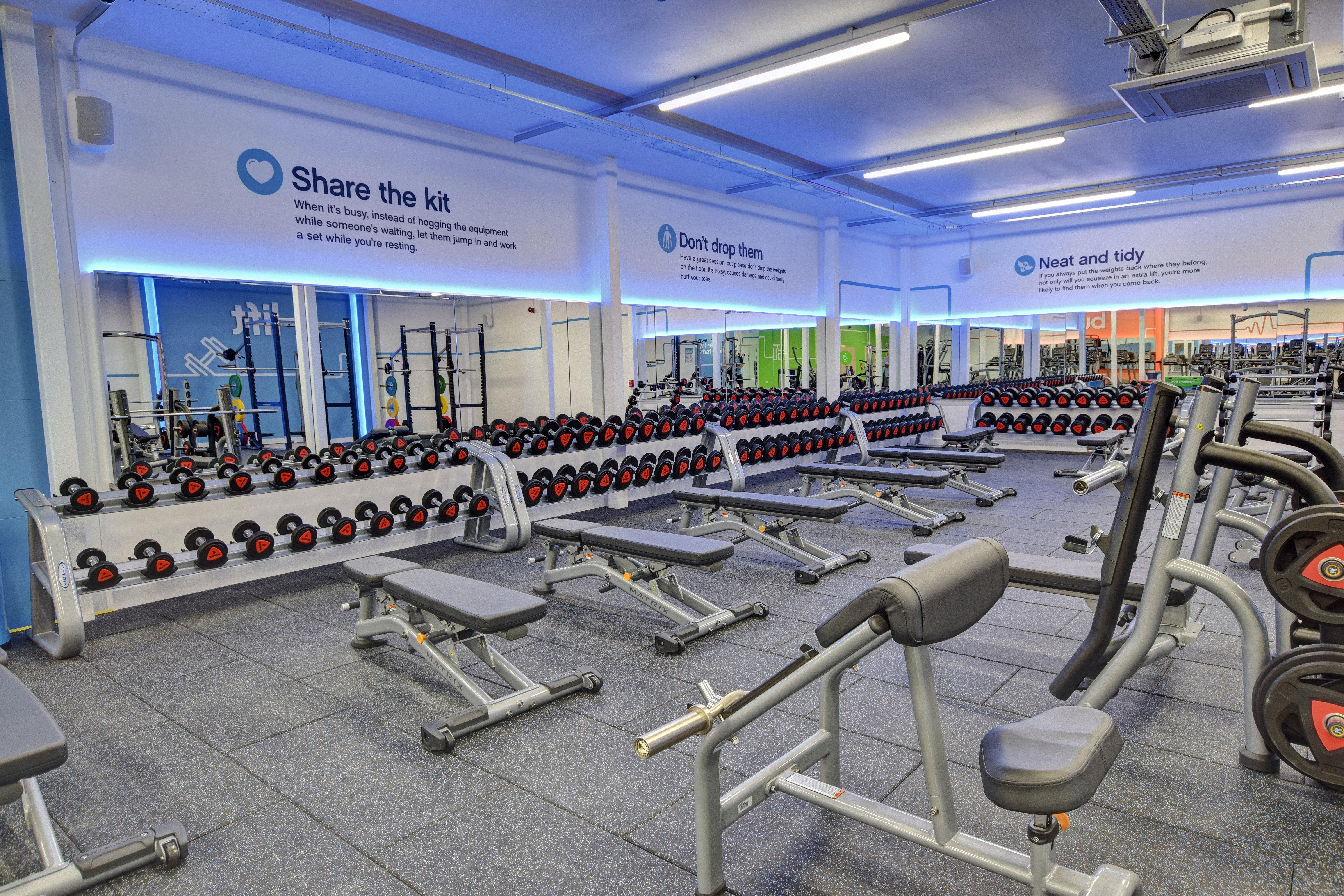 Free Weights Area Glasgow Anniesland