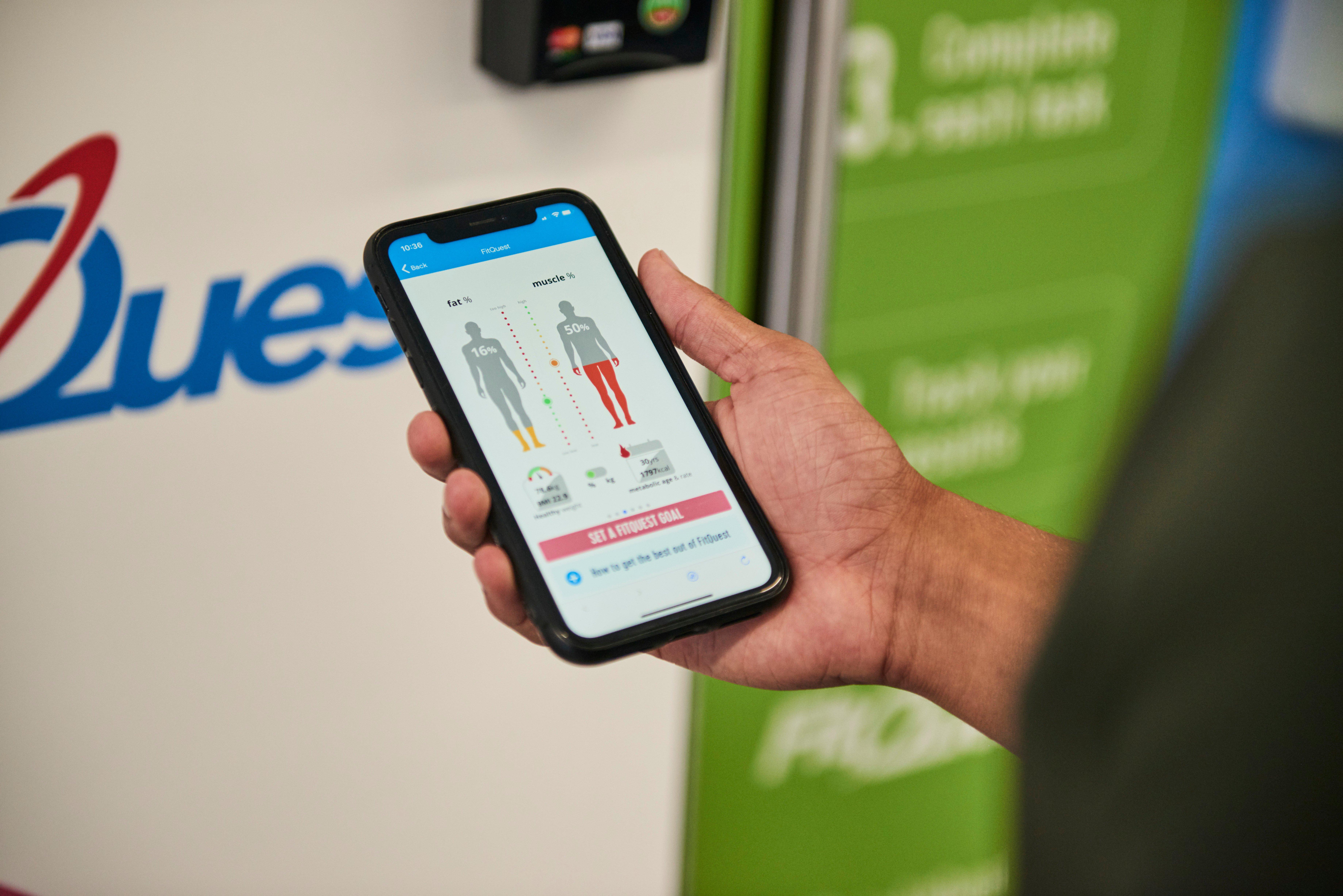 Body composition measurement at the Gym Group App