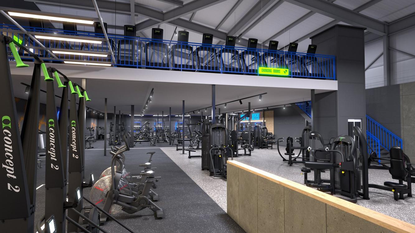 View Of Gym Concept