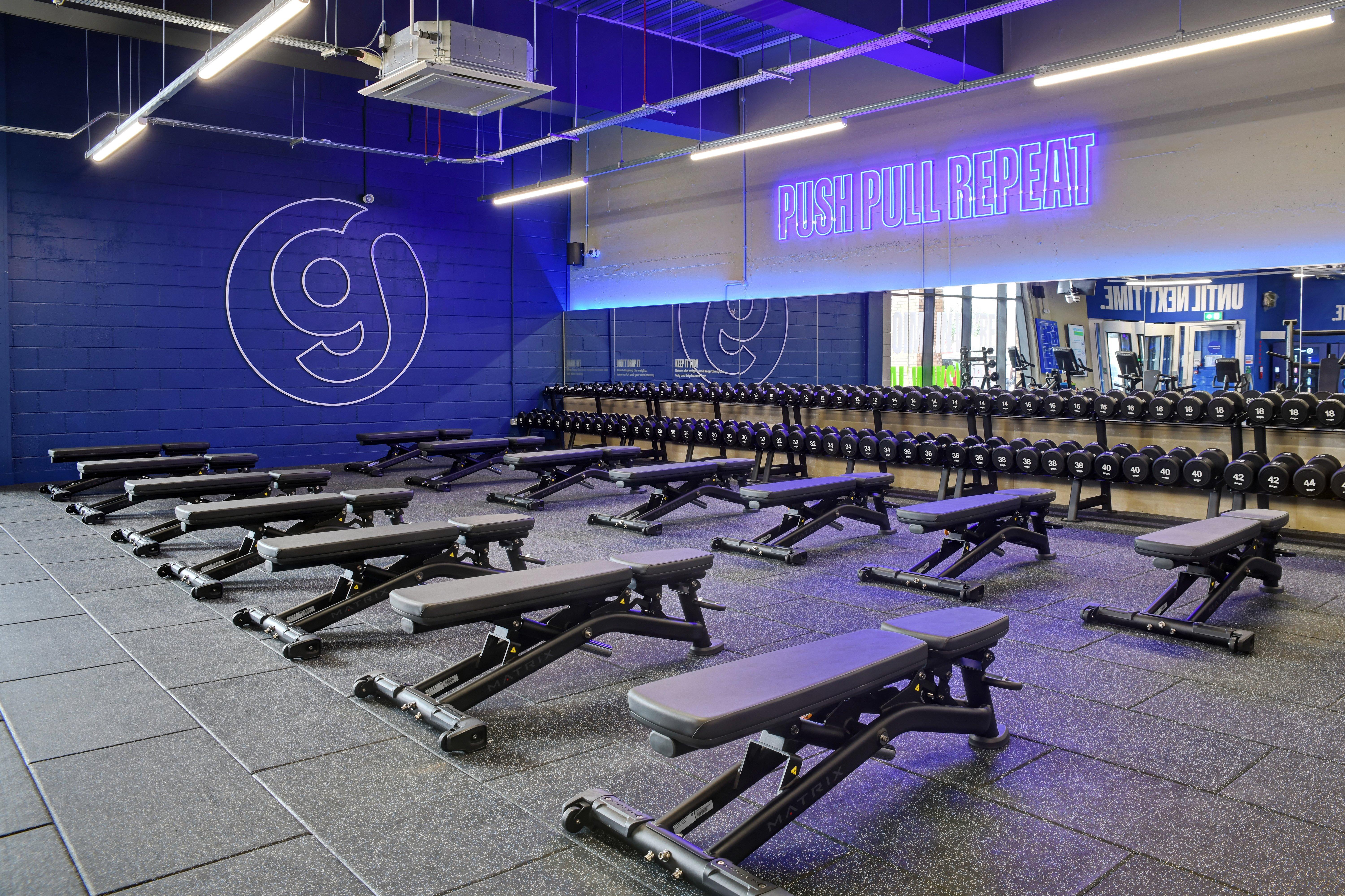 Freee Weights Area