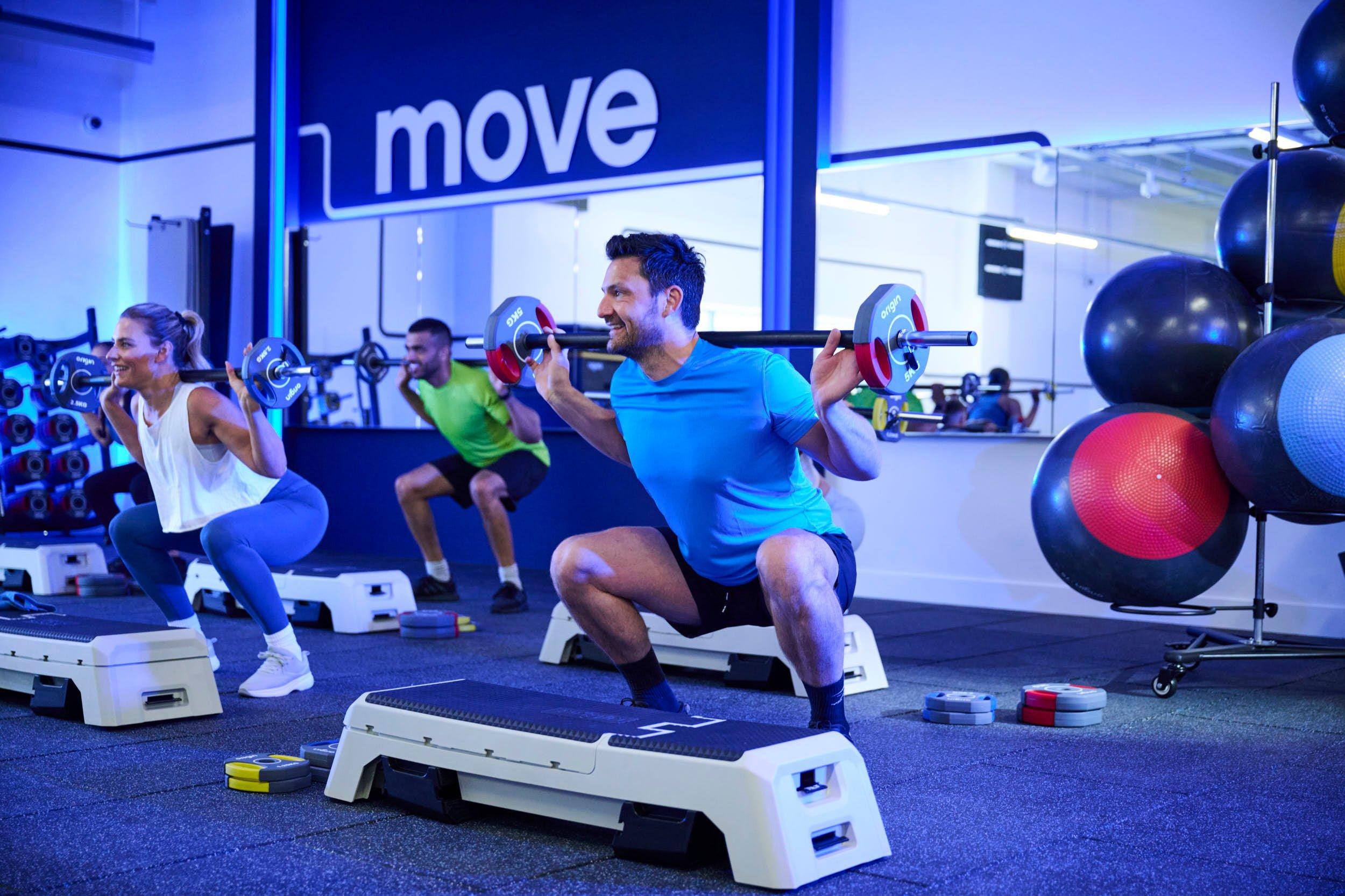 Members at fit pump class