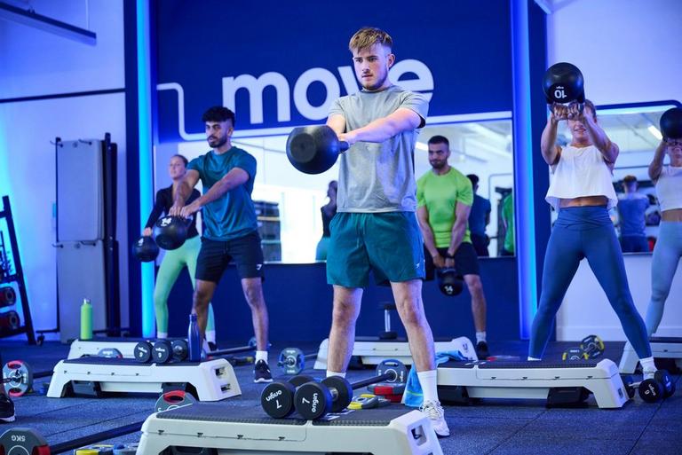 member using ski erg