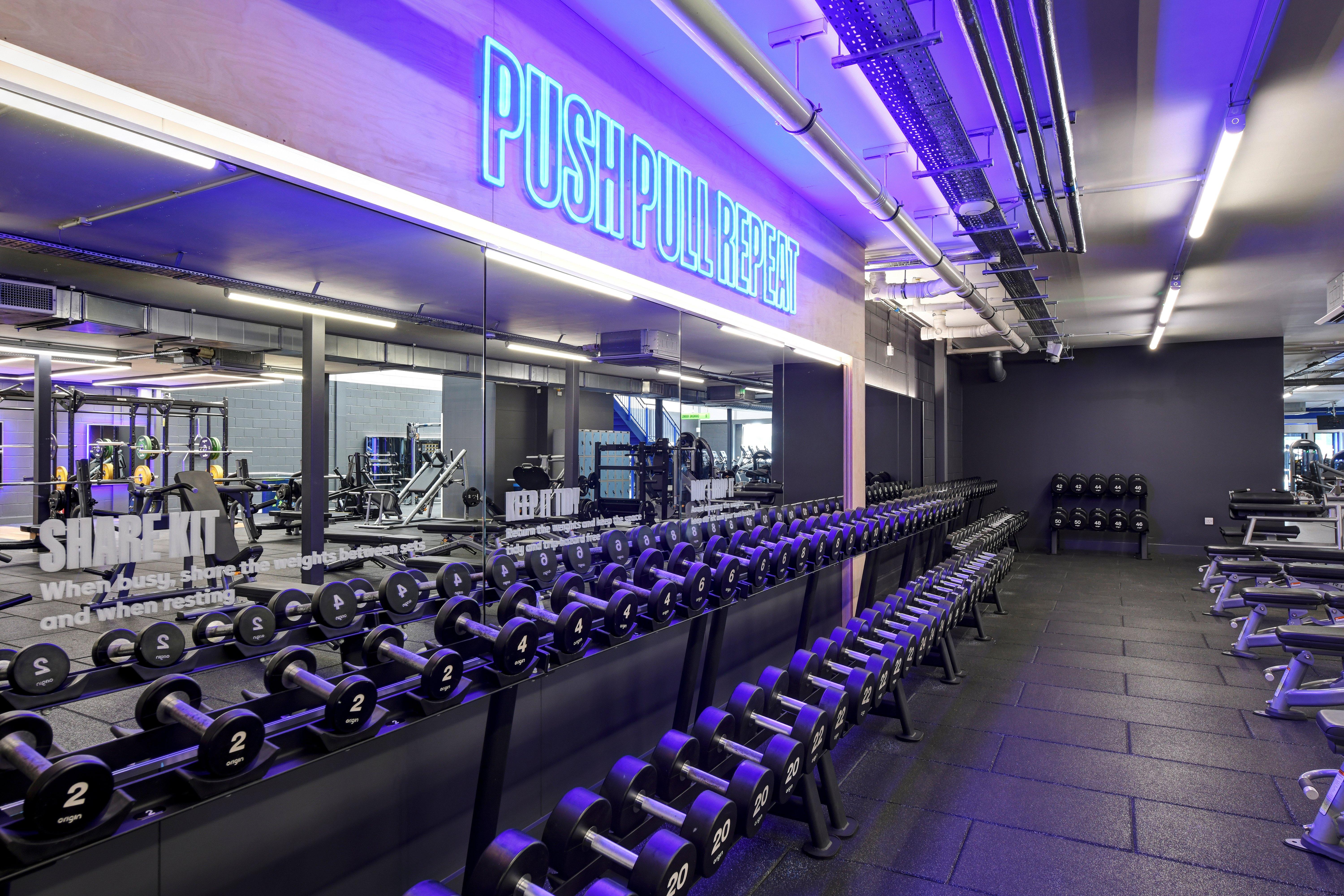 Free weights area