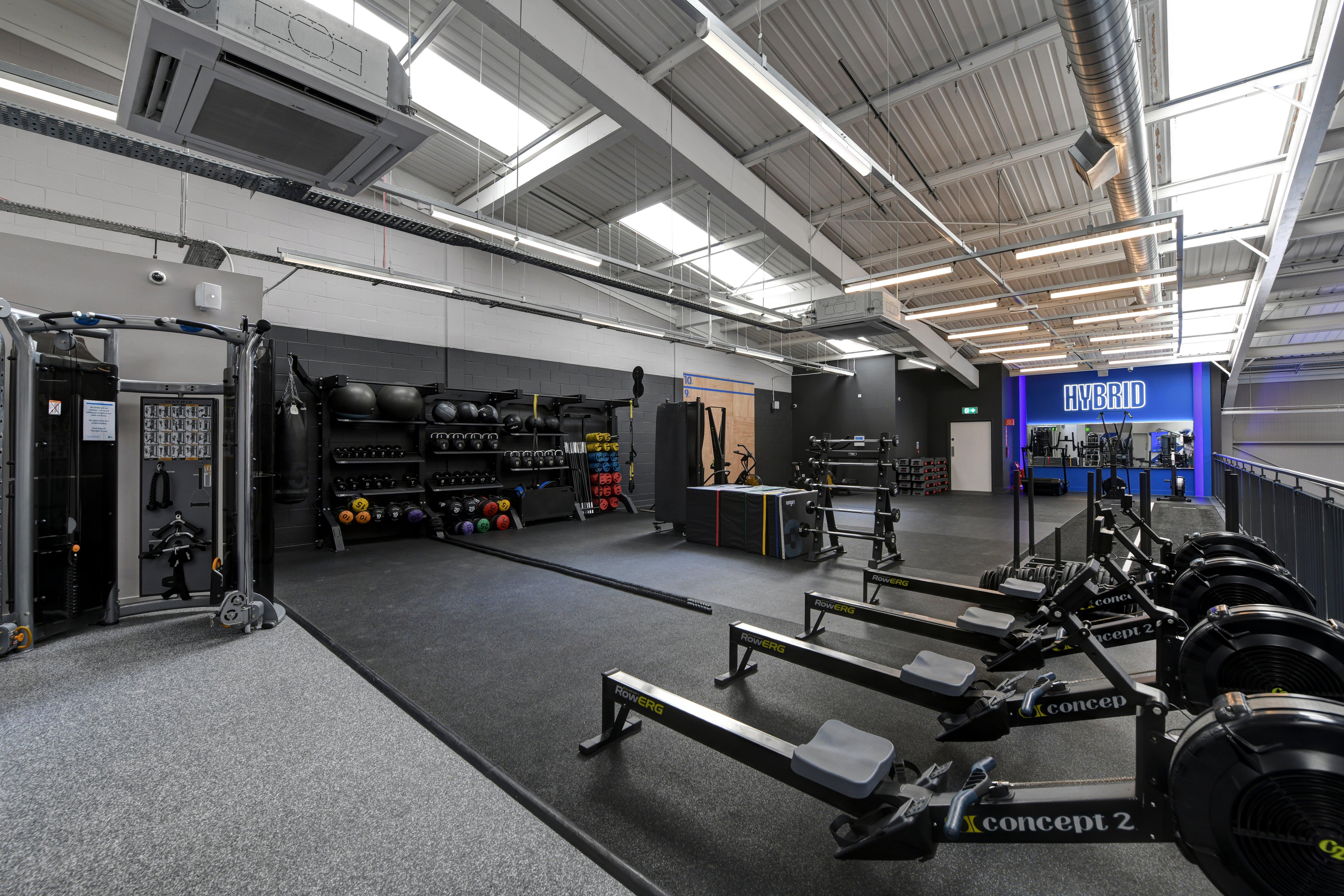 Hybrid training zone