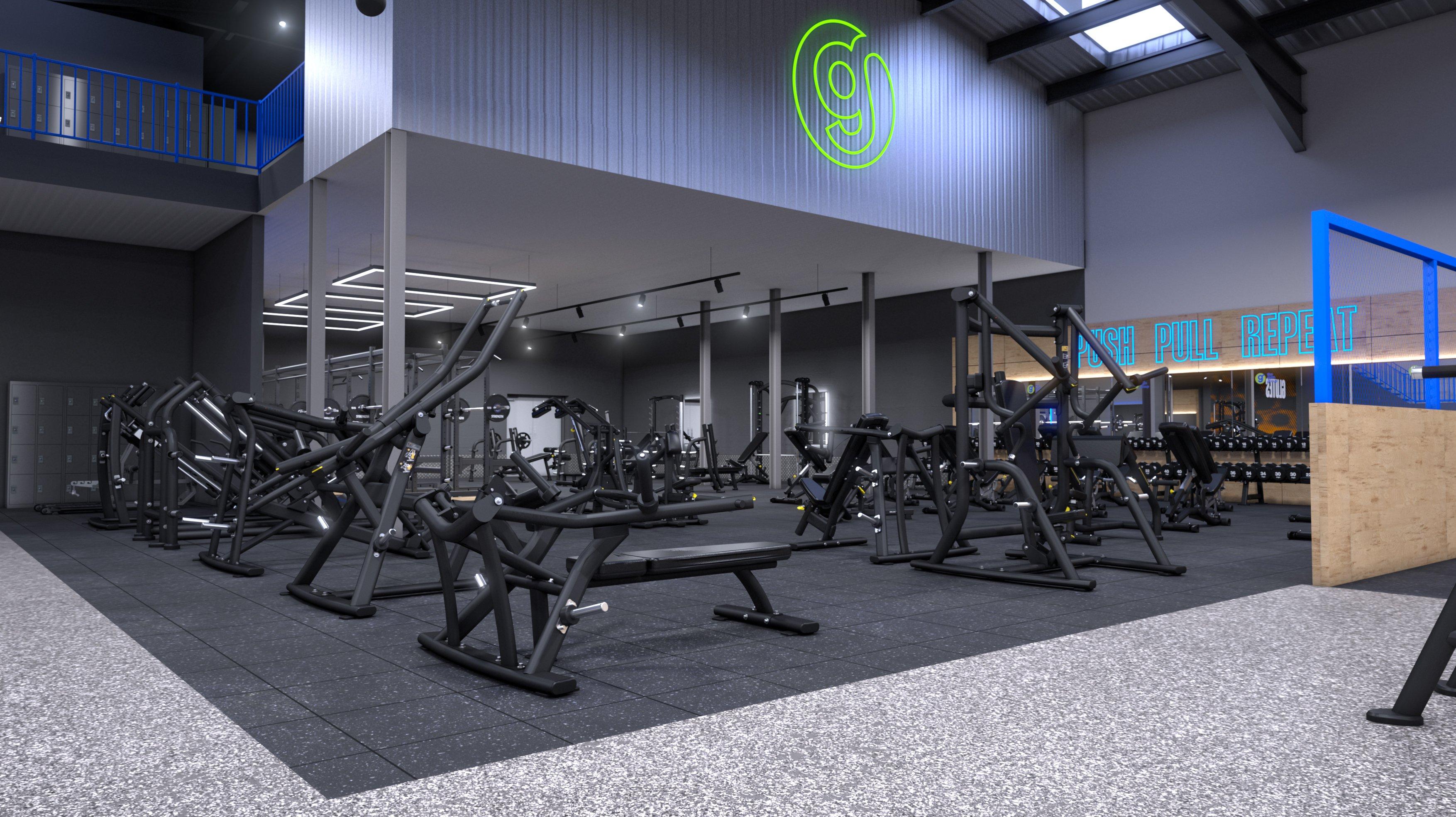 Free Weights Area Concept