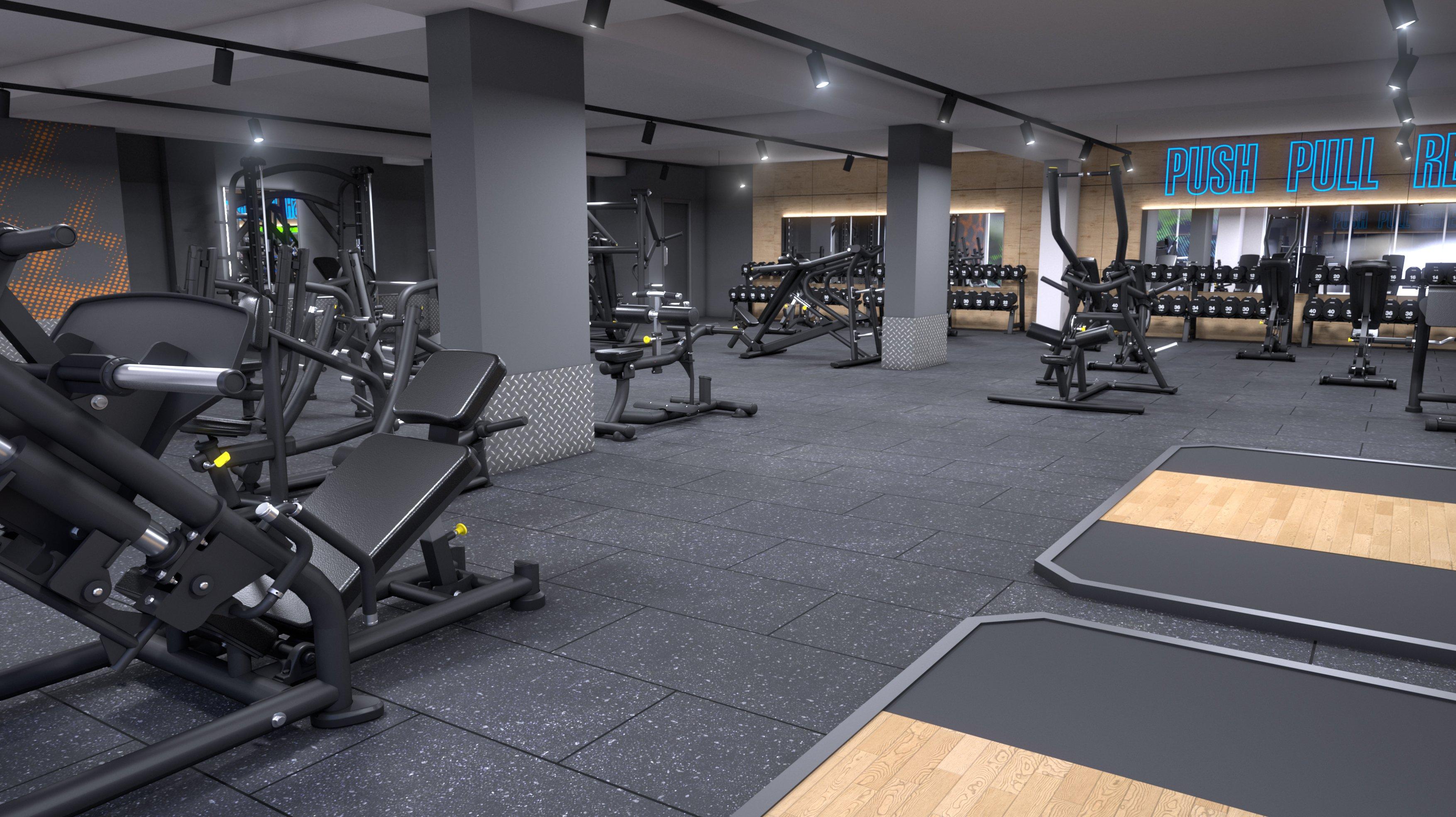 Free Weights Area Concept