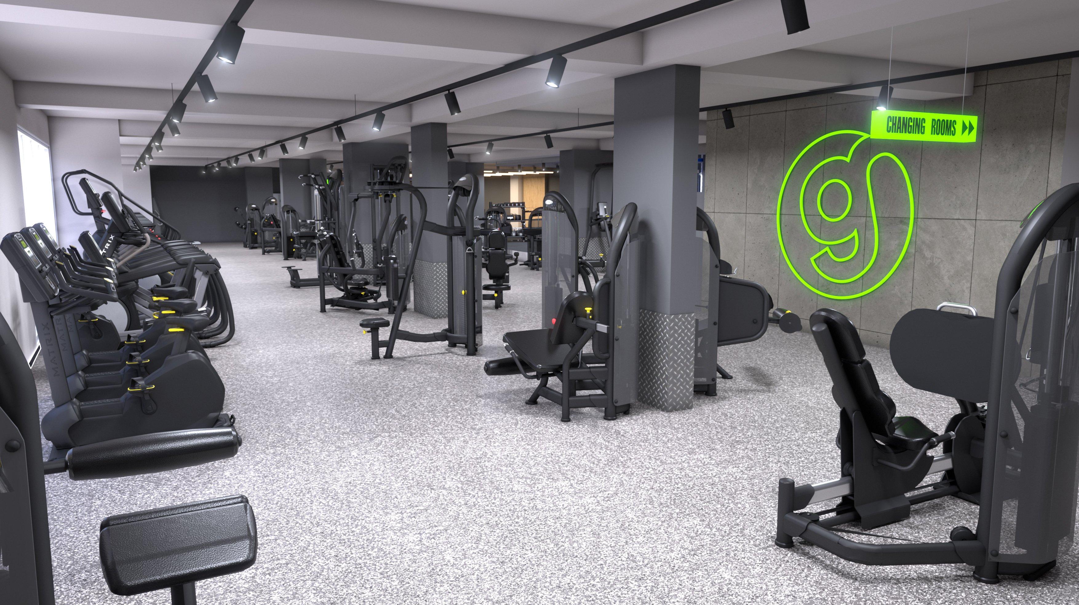 View Of Gym Concept
