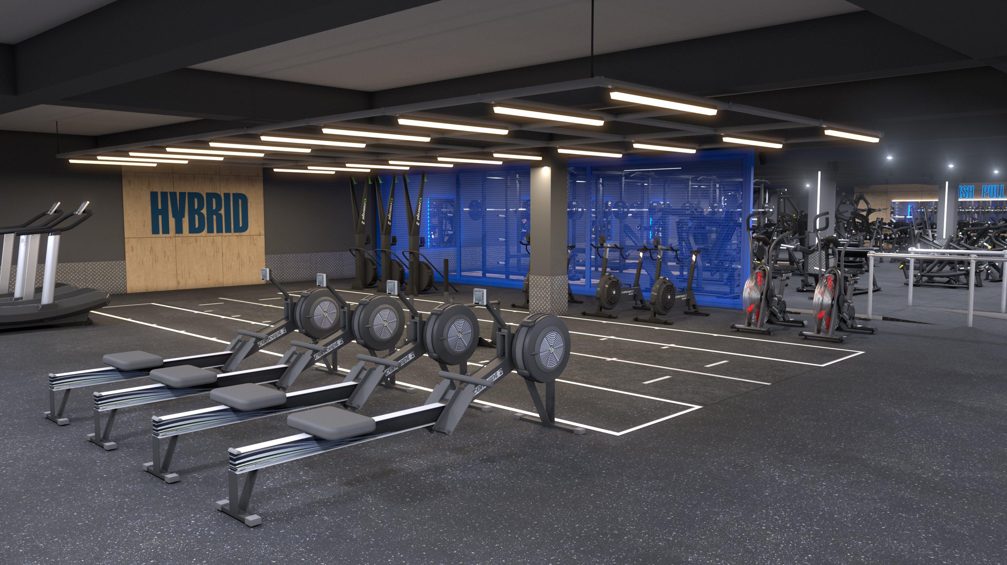 Hybrid training zone