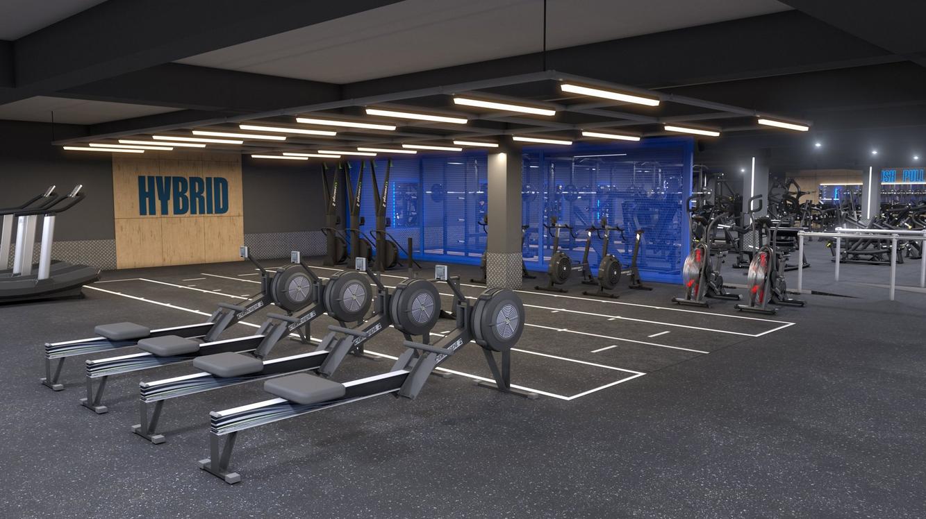 Hybrid training zone
