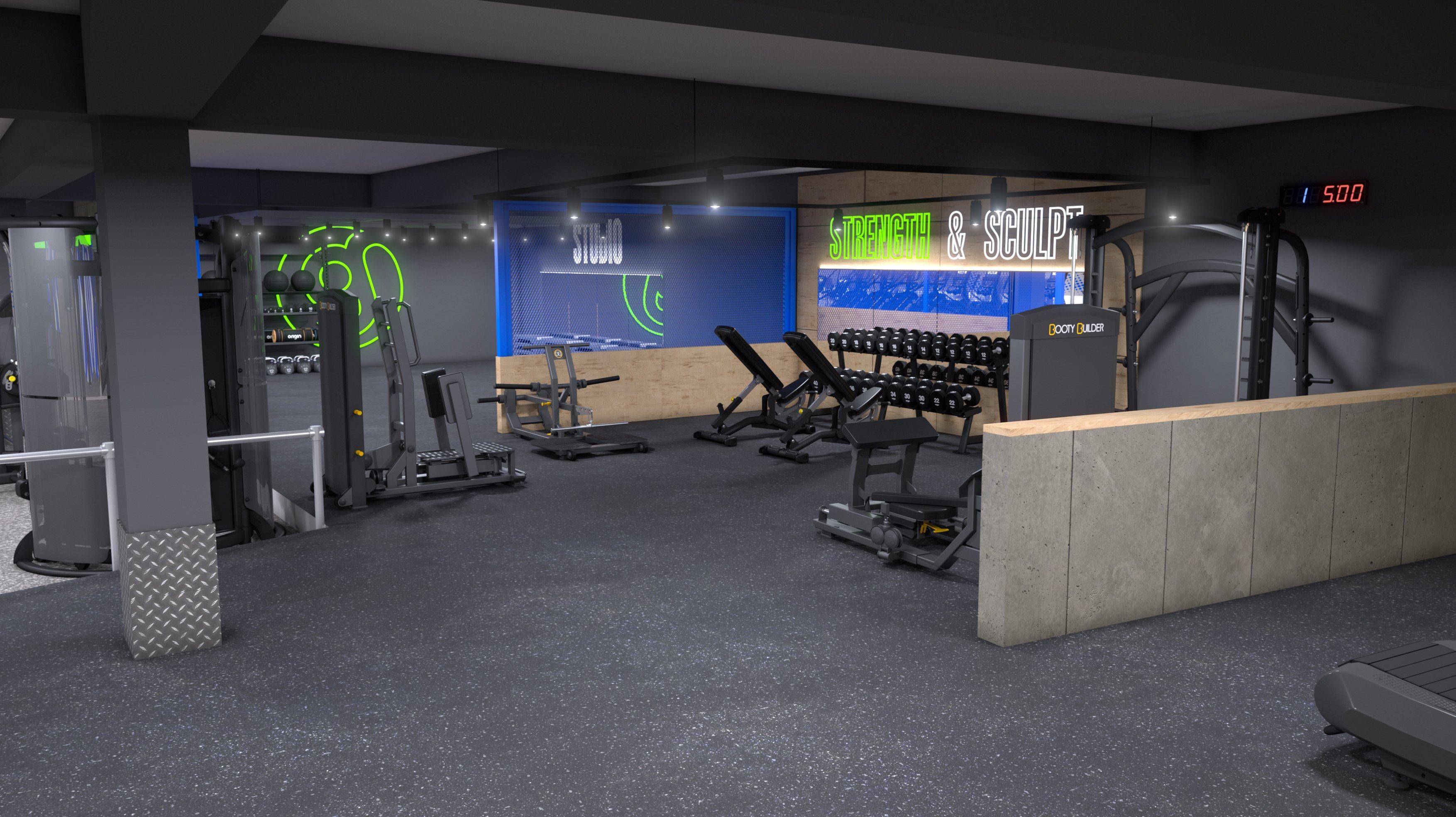 Strength and sculpt area