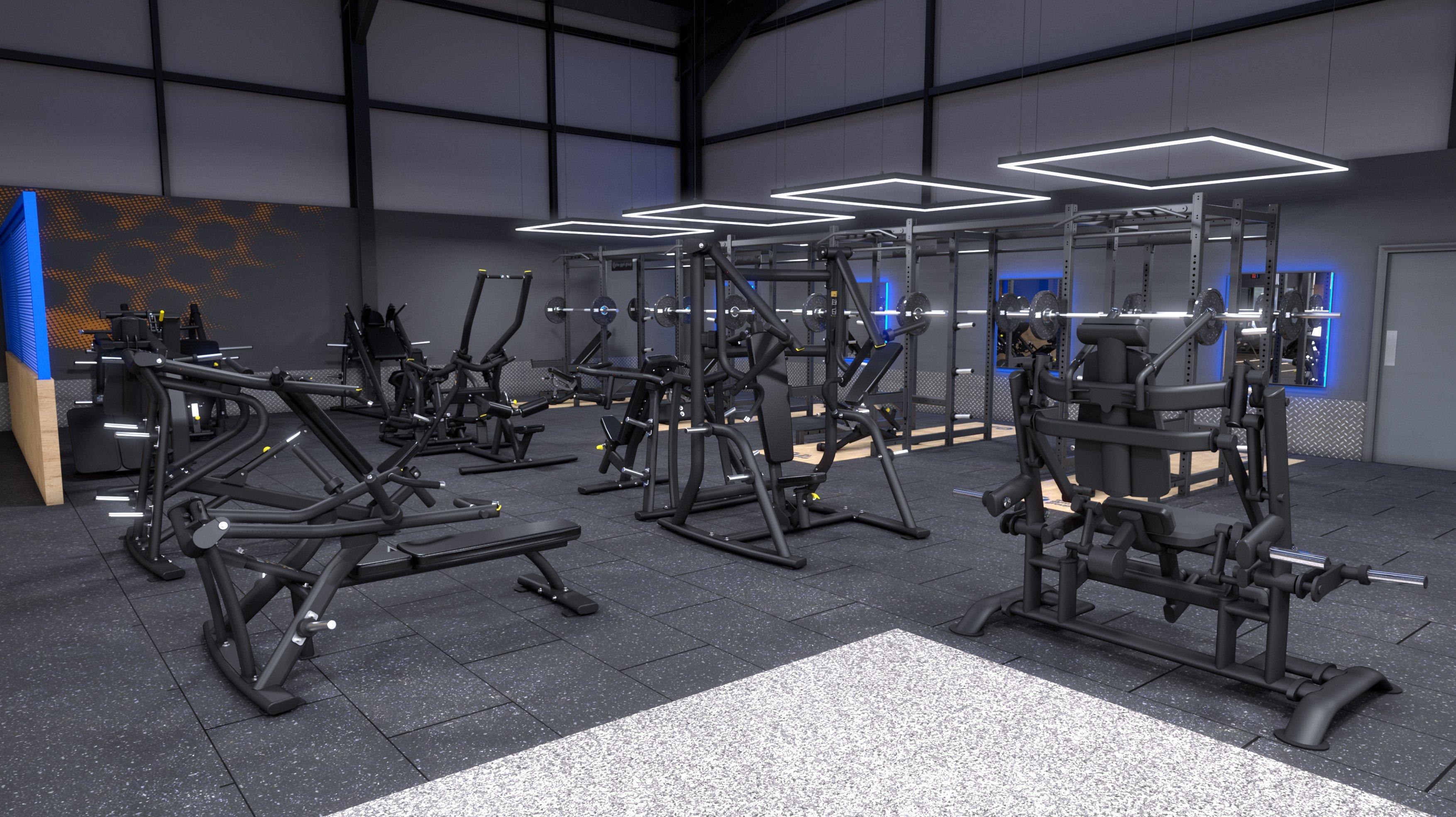 Free Weights Area Concept