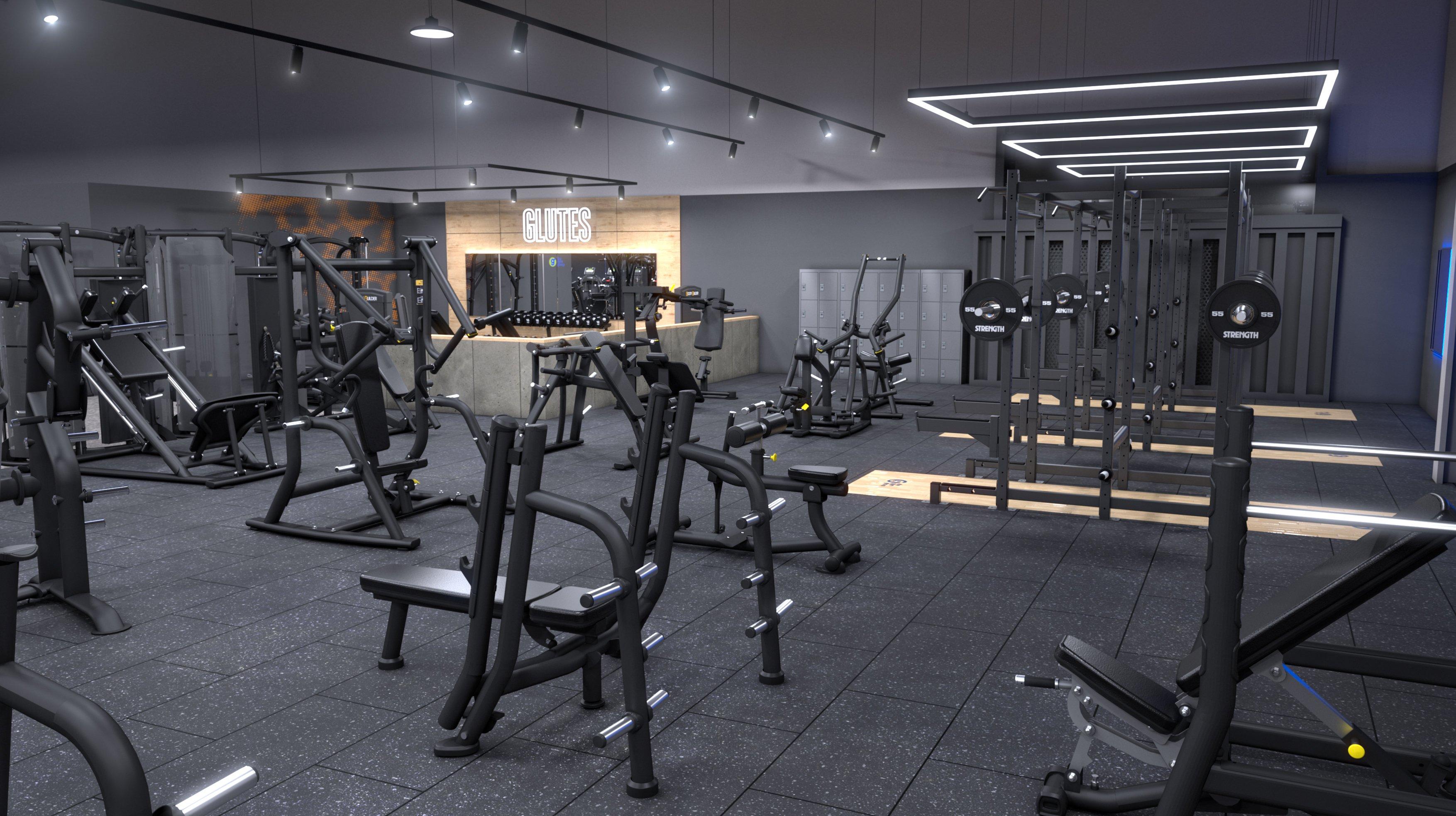 Free Weights Area Concept