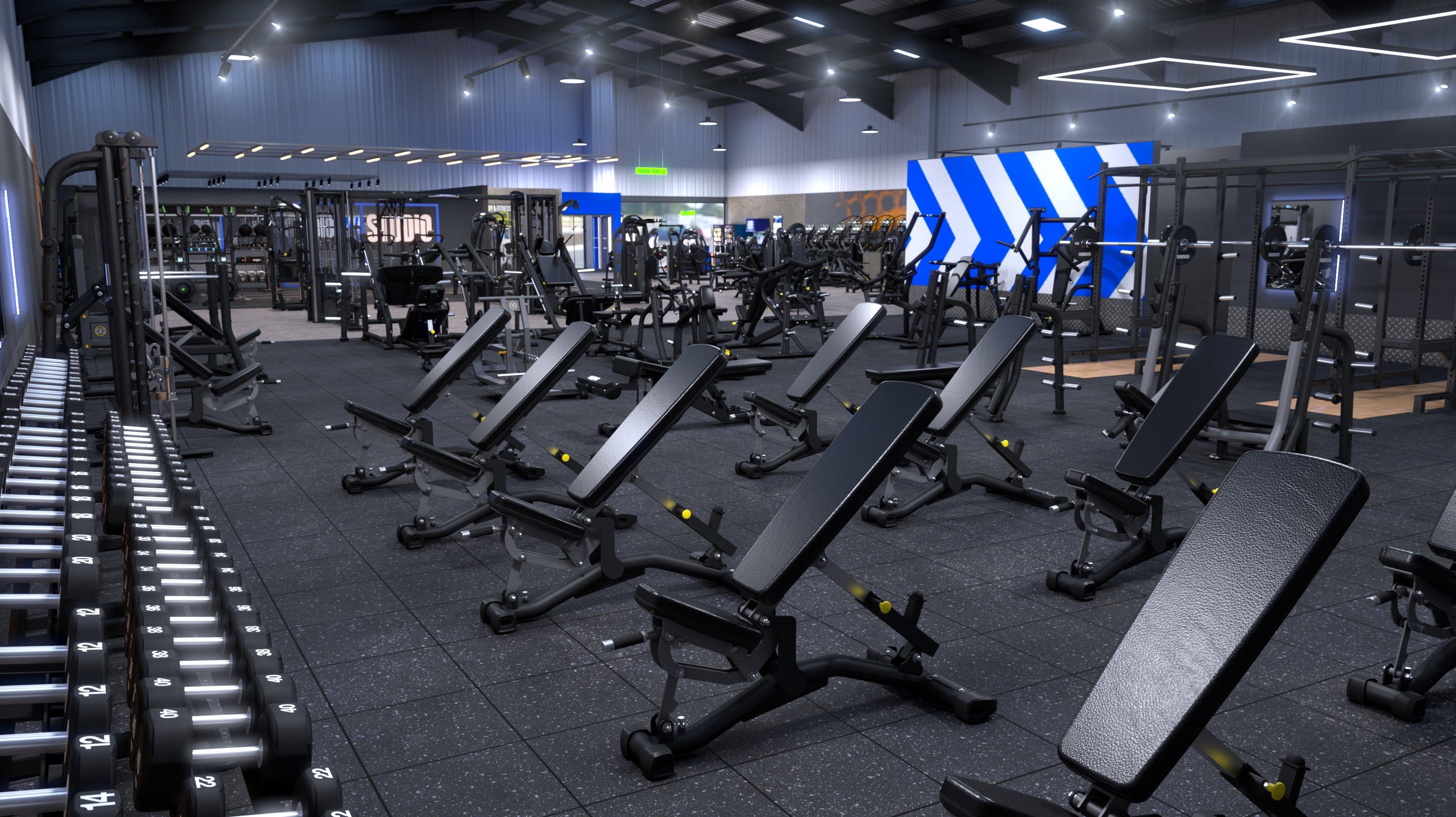 Free Weights Area