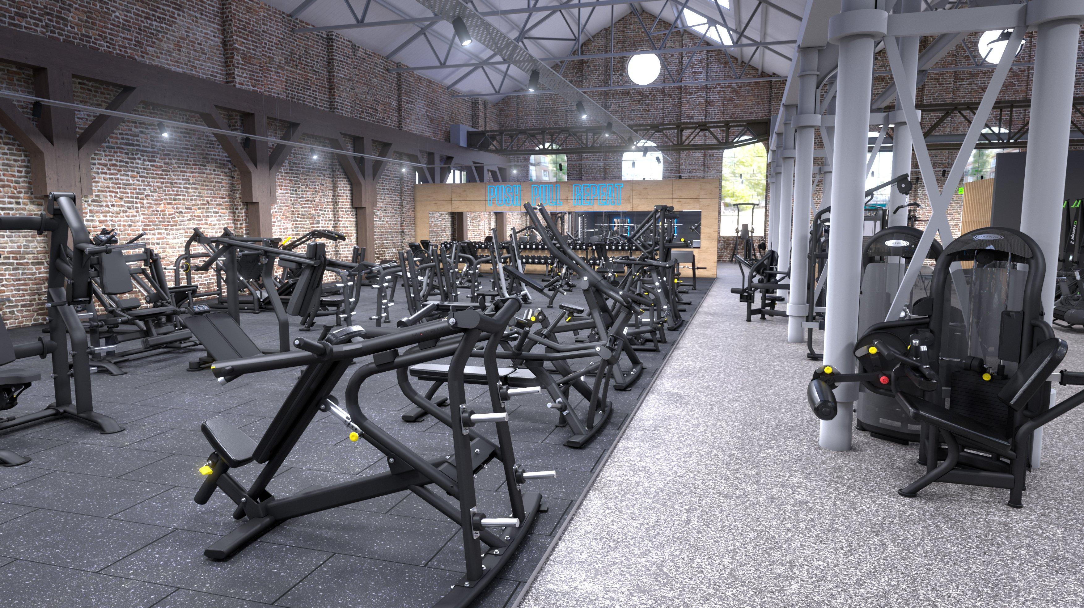 Free weights area